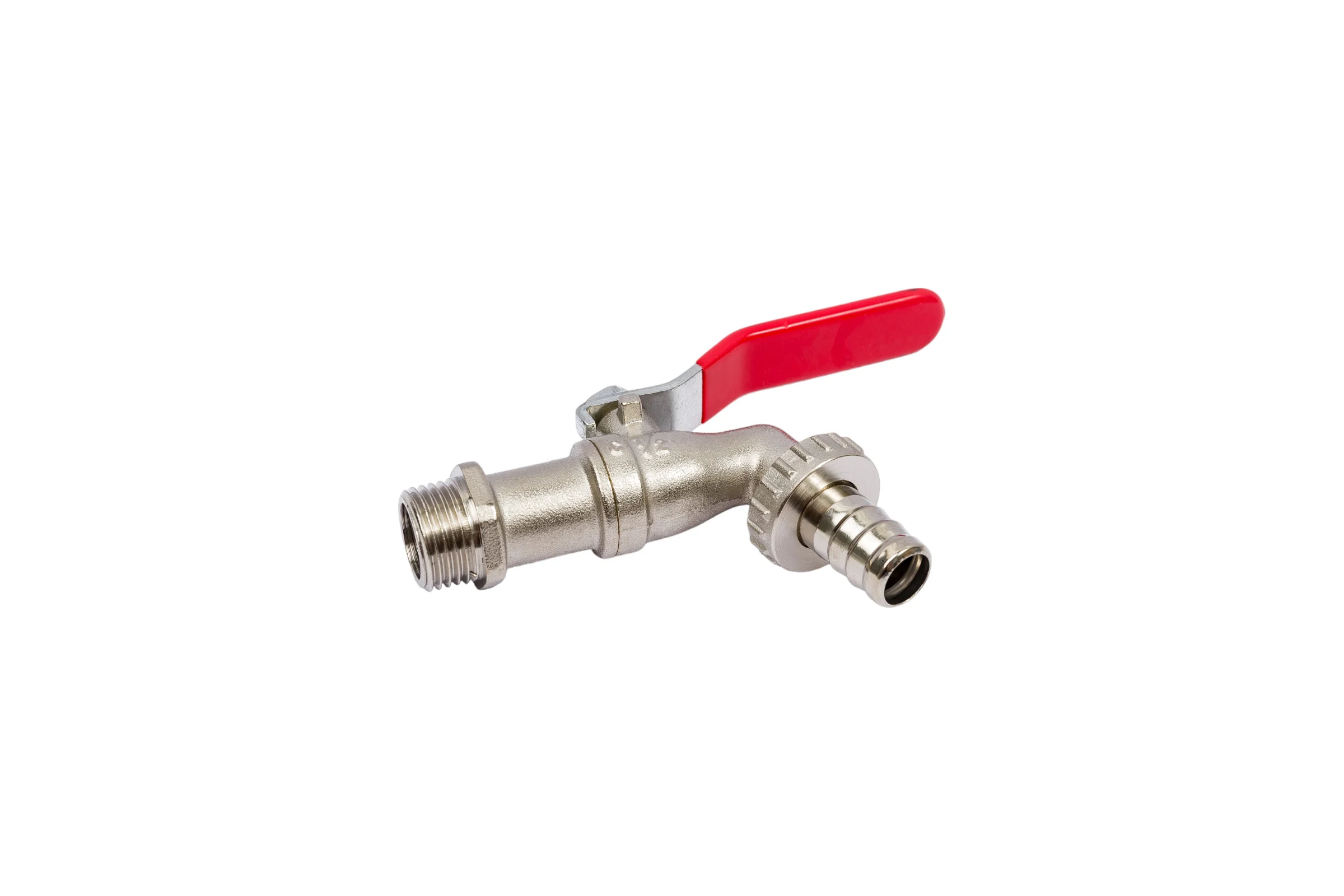Шаровой кран MVI водоразборный 1/2" наружная-штуцер BV.633.04