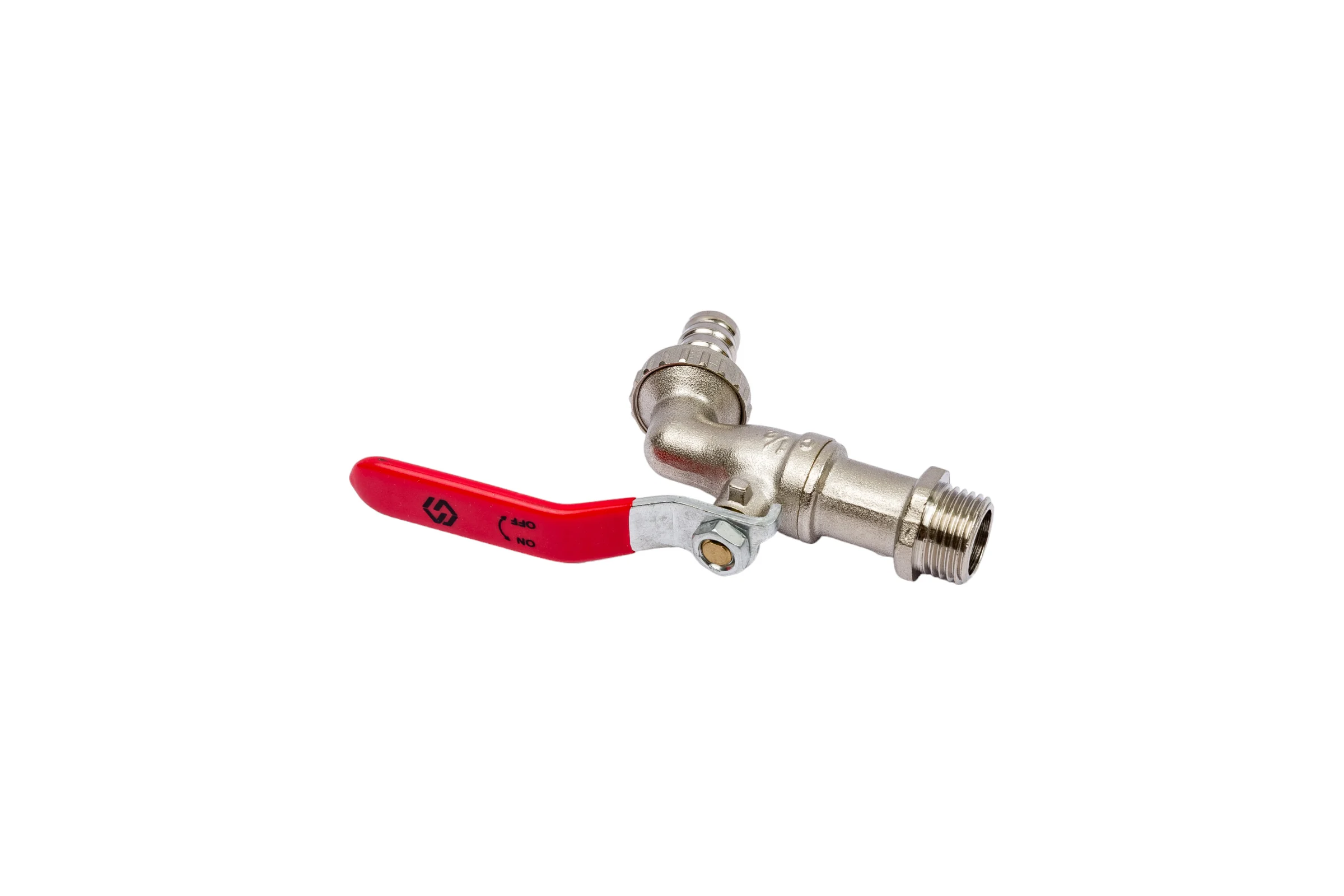 Шаровой кран MVI водоразборный 1/2" наружная-штуцер BV.633.04