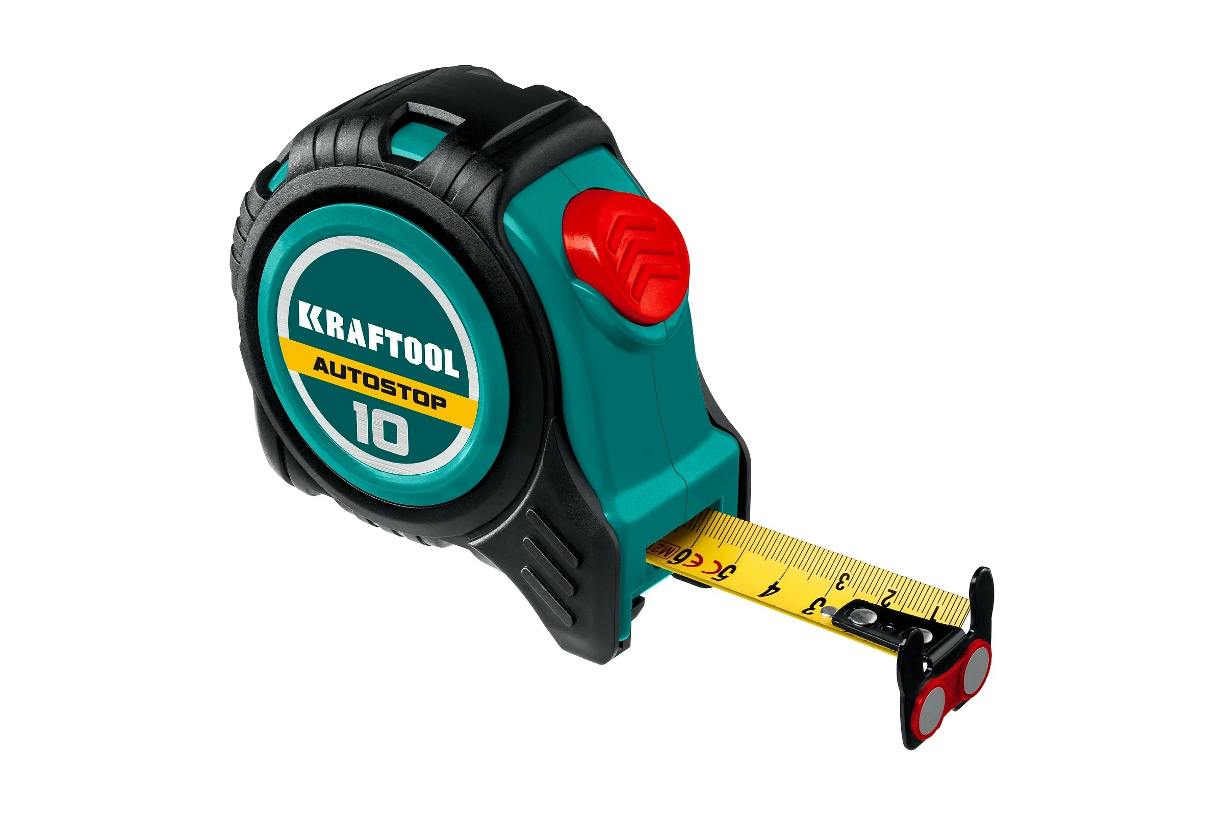 Рулетка с автостопом KRAFTOOL AutoStop 10 м 3412-10-25