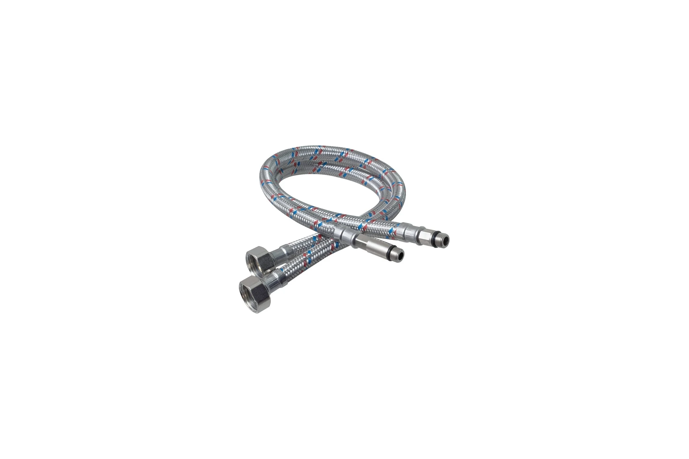 Гибкая подводка для смесителя OUTE пара, 1/2", М10, гайка-штуцер, 50 см TP57-50