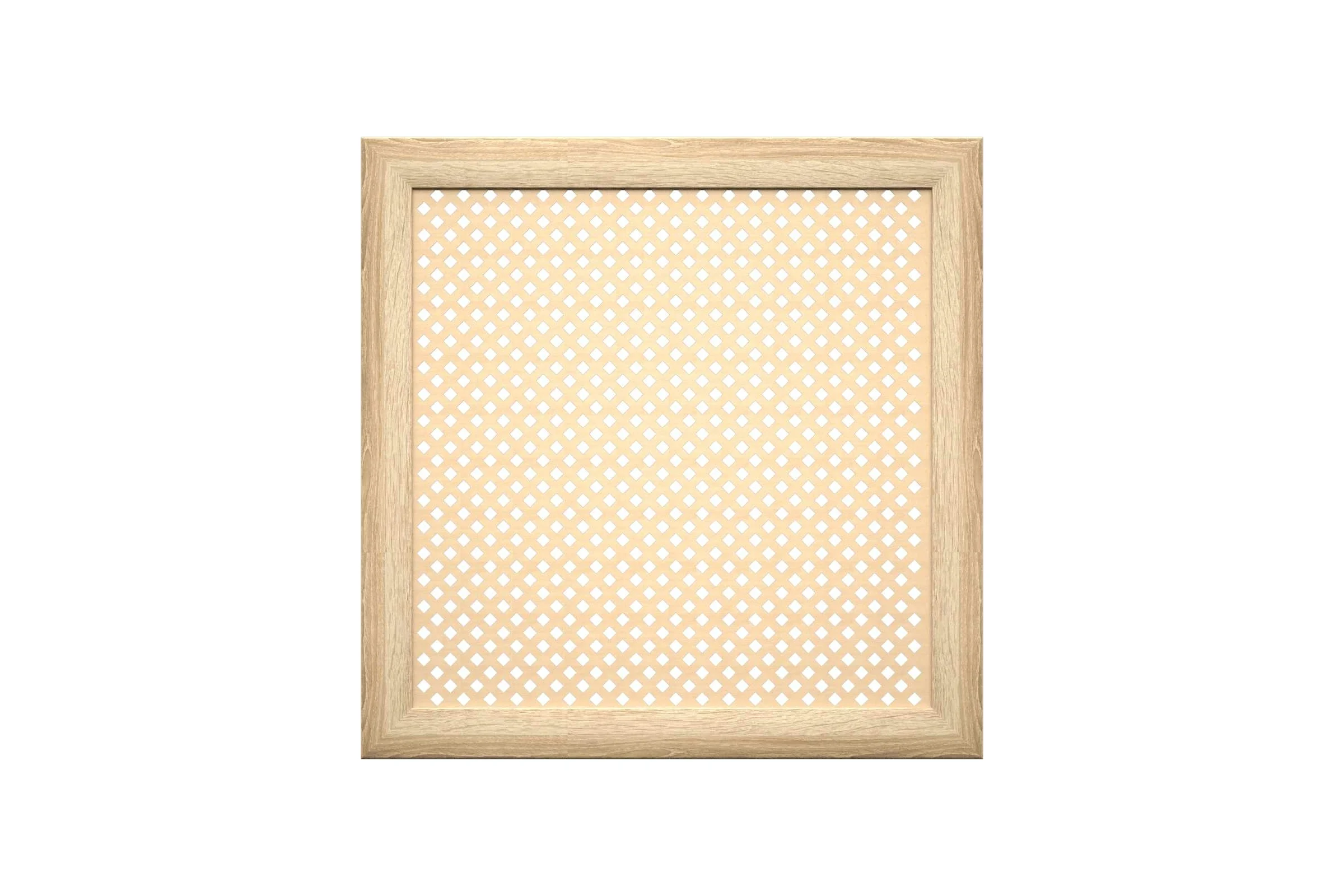 Экран на батарею отопления STELLA МДФ 60x60 см., Глория дуб сонома ЦБ-00002223