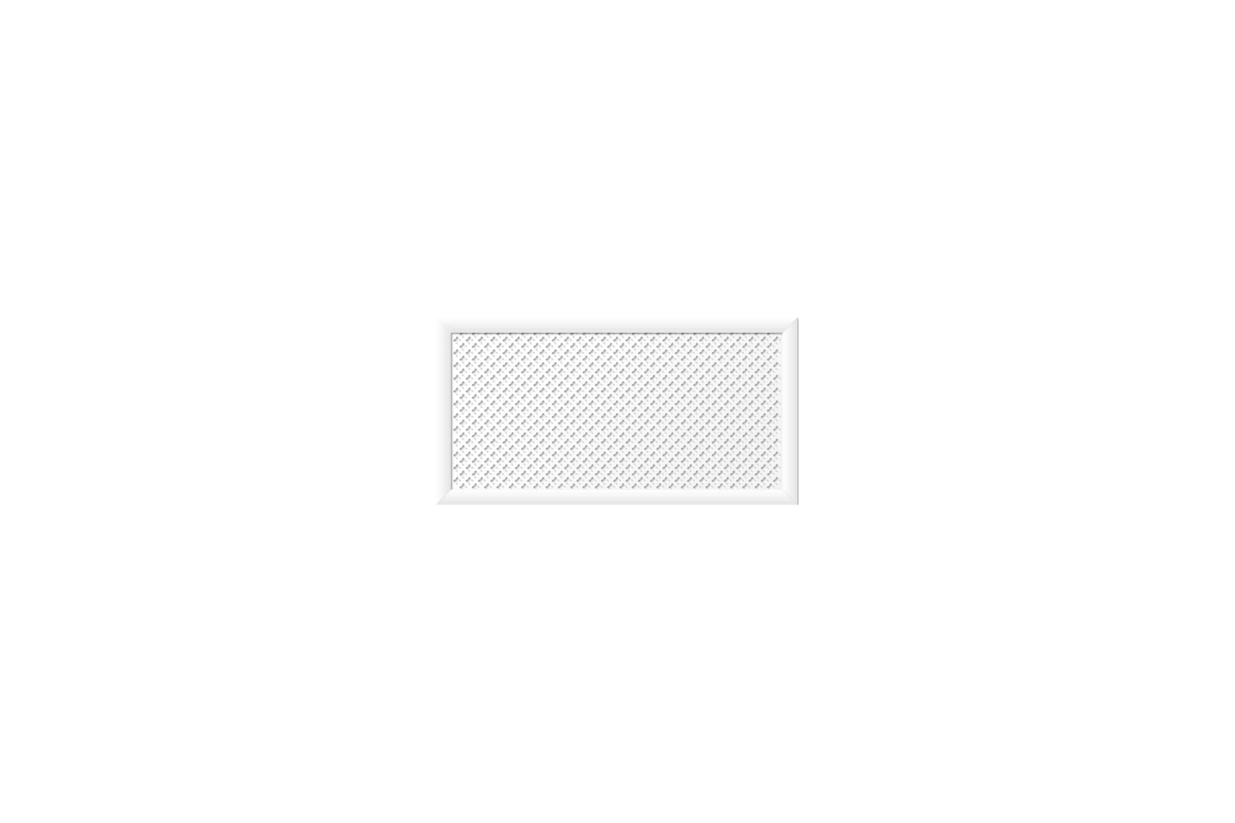 Экран на батарею отопления STELLA МДФ 60x60 см., Готико белый ЦБ-00002236