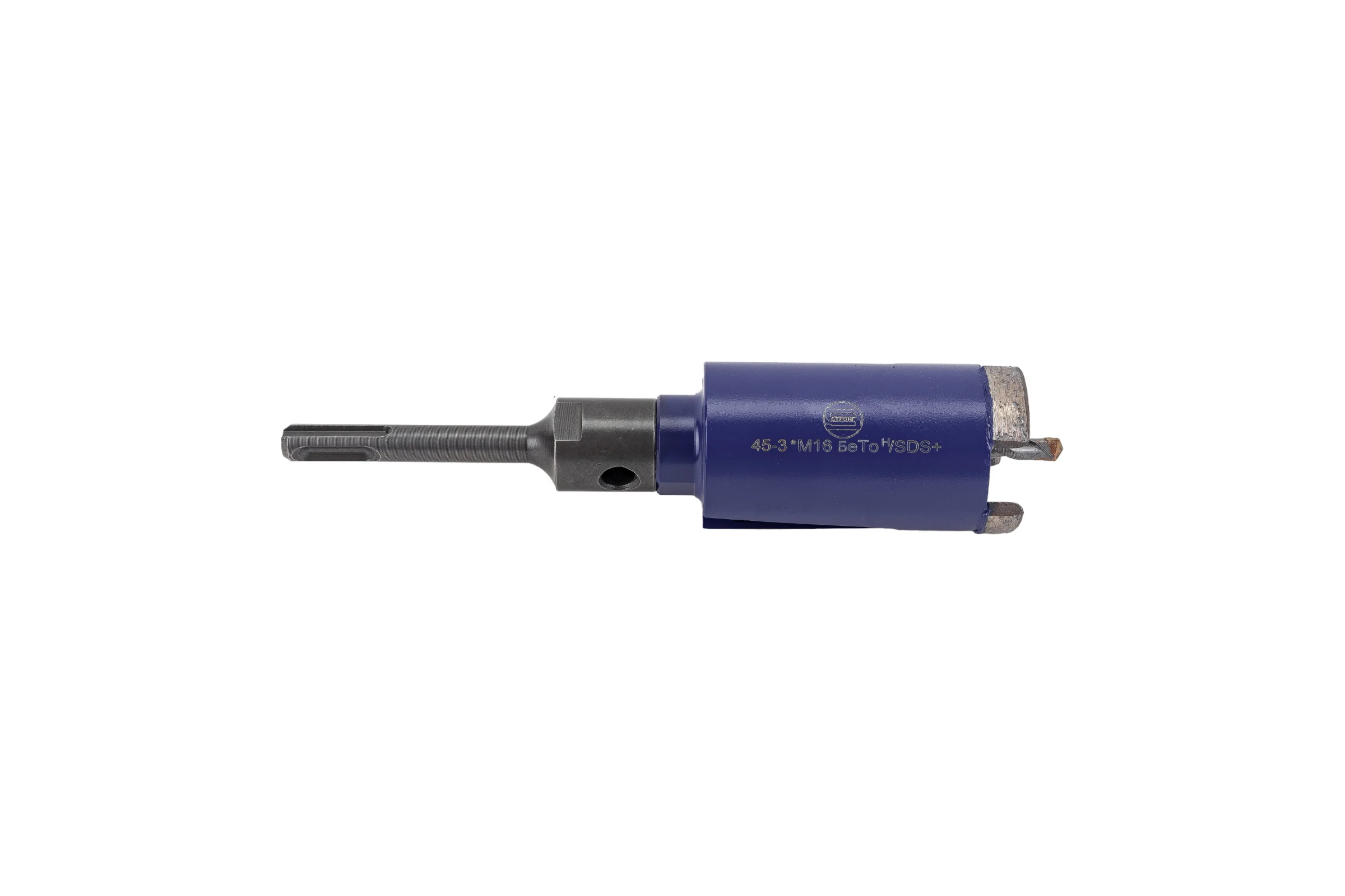 Коронка алмазная по бетону SDS+ 45 мм безударная Strong СТК-06400045