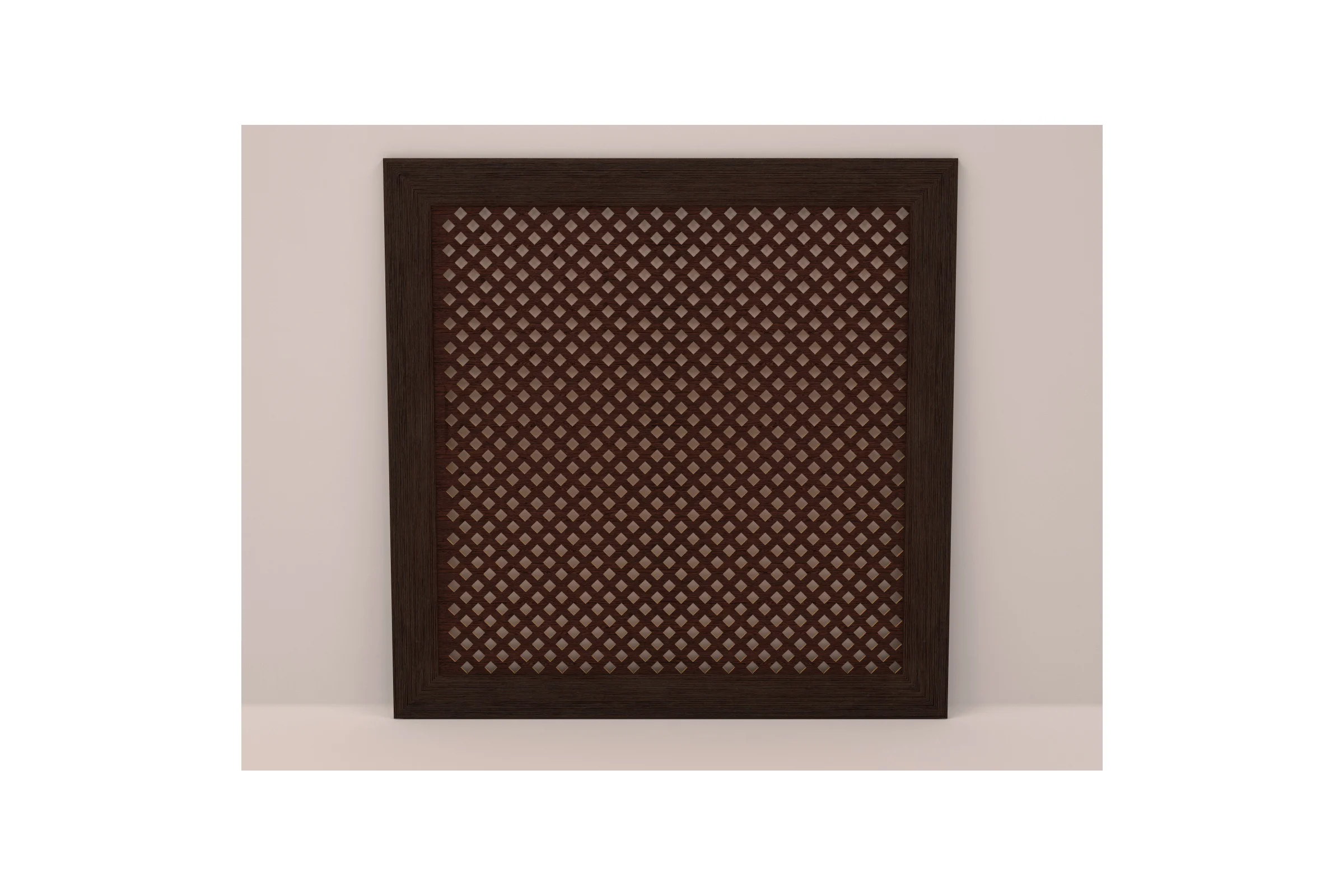 Экран на батарею отопления STELLA МДФ 60x60 см., Глория венге ЦБ-00002222