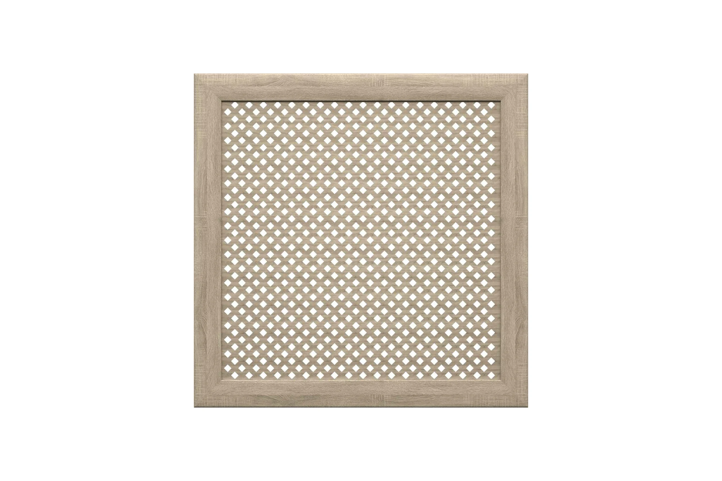 Экран на батарею отопления STELLA МДФ 60x60 см., Глория дуб винтаж ЦБ-00002225