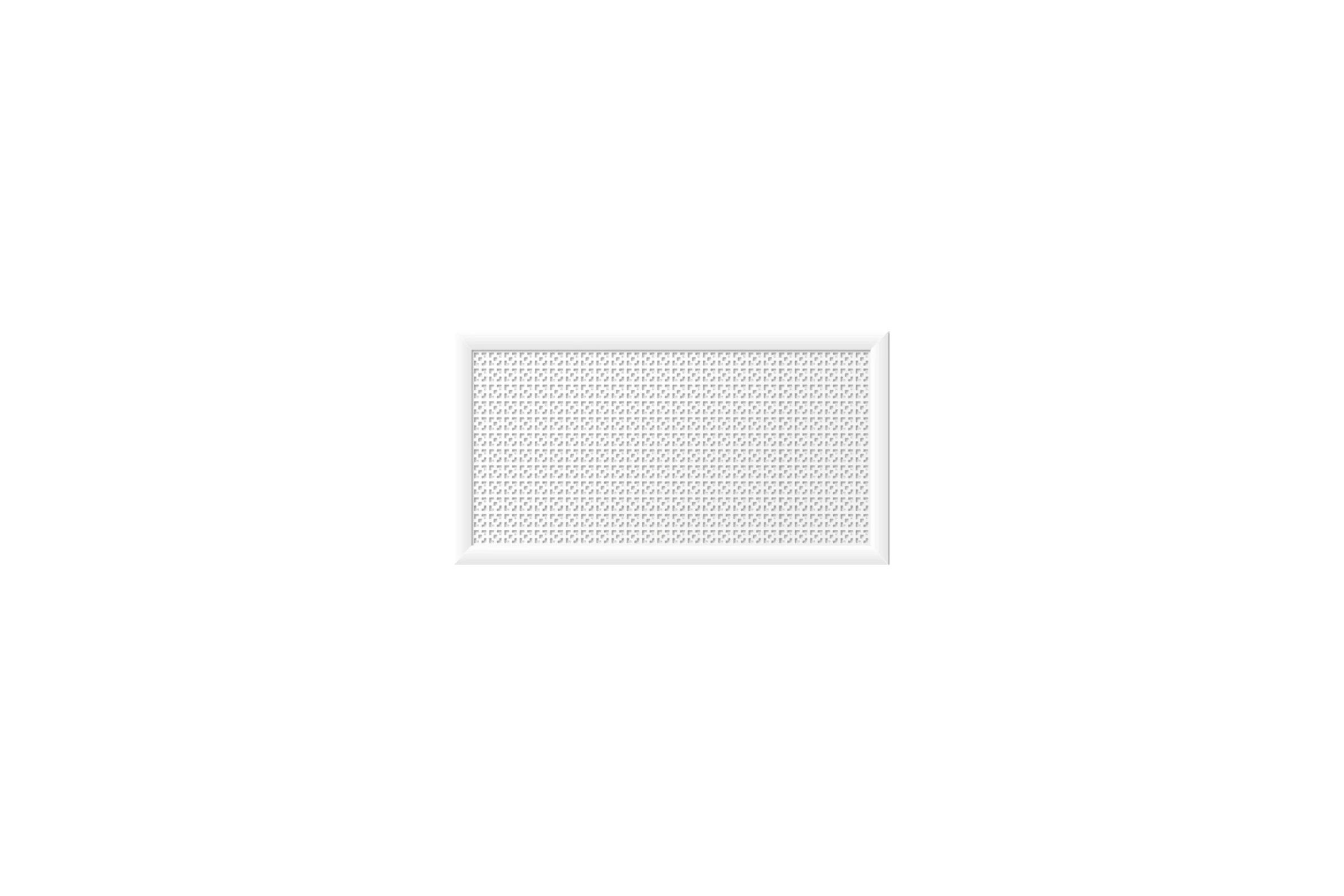 Экран на батарею отопления STELLA МДФ 60x60 см., Дамаско белый ЦБ-00002255
