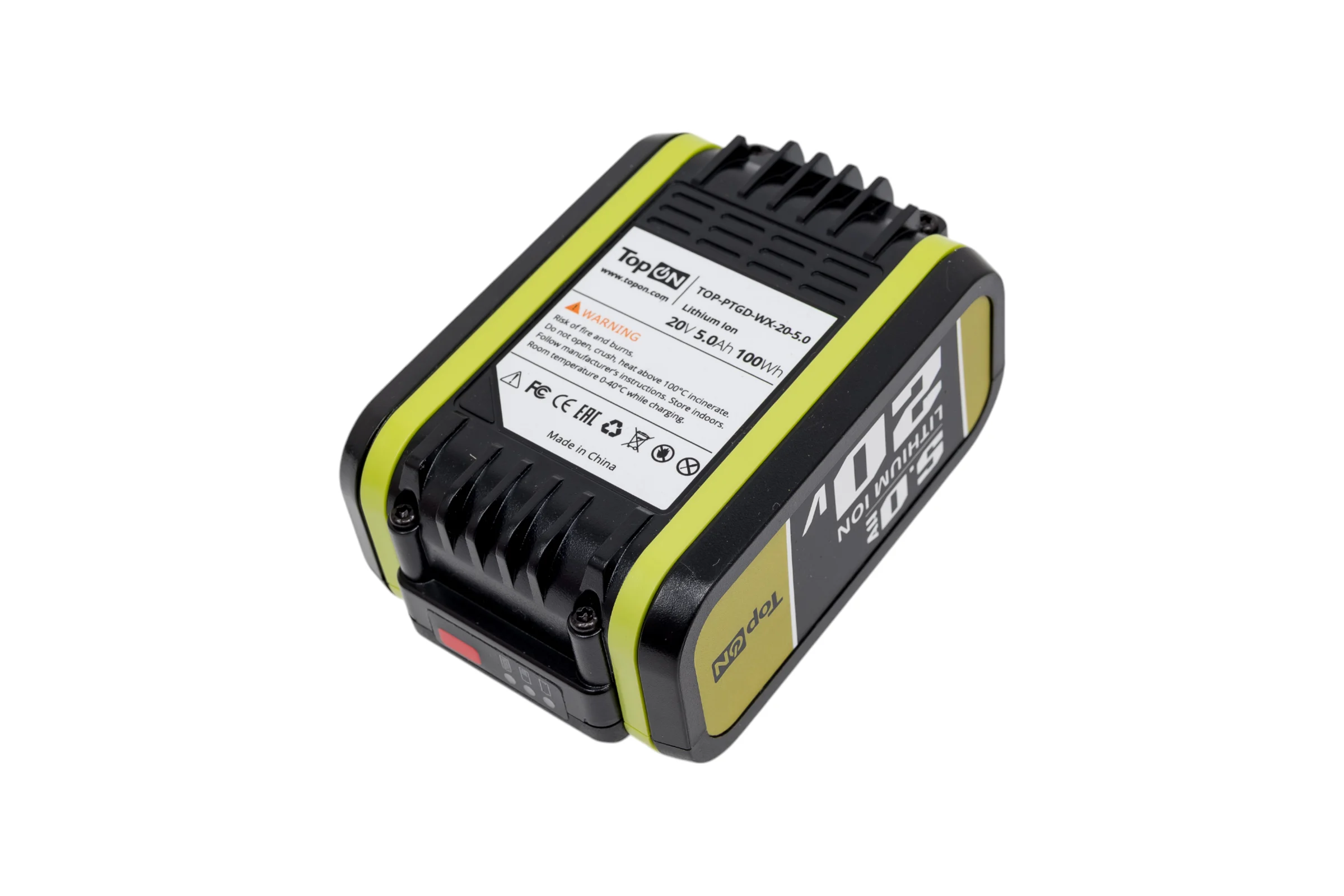 Аккумулятор TopOn 20V 5.0Ah (Li-Ion) PN: WA3553 TOP-PTGD-WX-20-5.0
