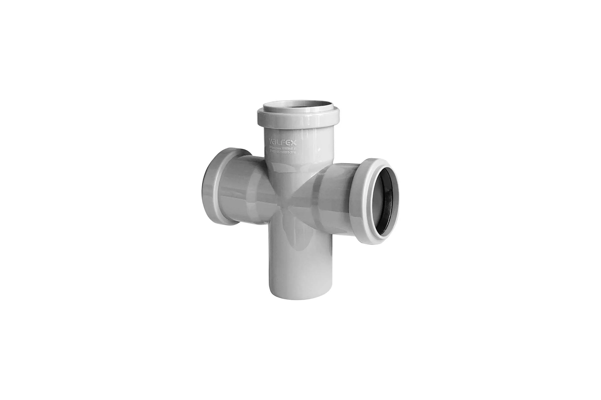 Крестовина VALFEX 110/110/110x87.5, внутренняя канализация 27211110