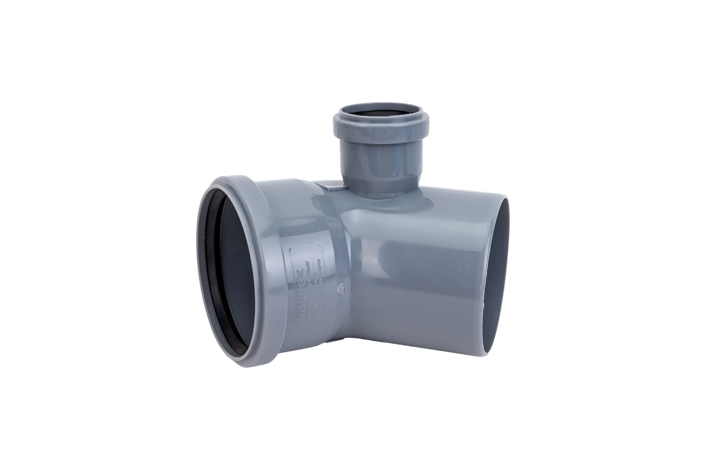 Универсальный отвод VALFEX 110/50x45, правый, внутренняя канализация 23112150