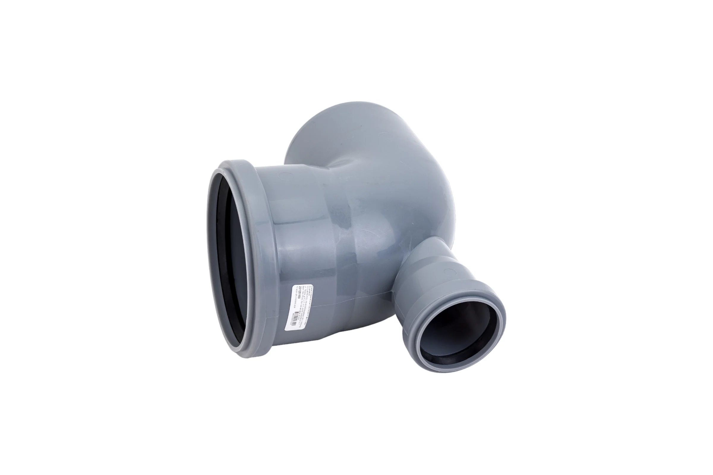 Универсальный отвод VALFEX 110/50x87.5, фронт-вверх, внутренняя канализация 23125150