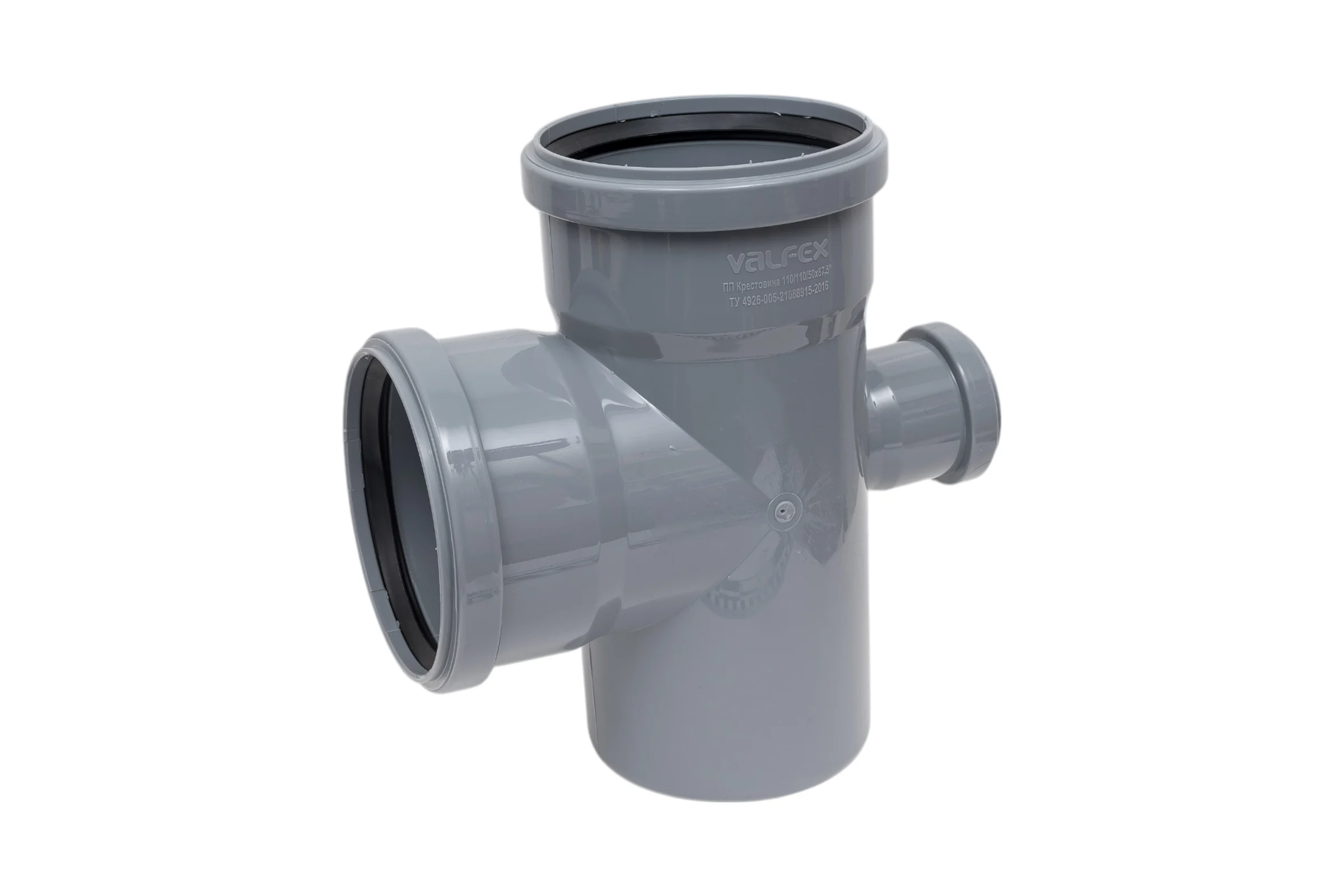 Крестовина VALFEX 110/110/50x87.5, внутренняя канализация 27211115