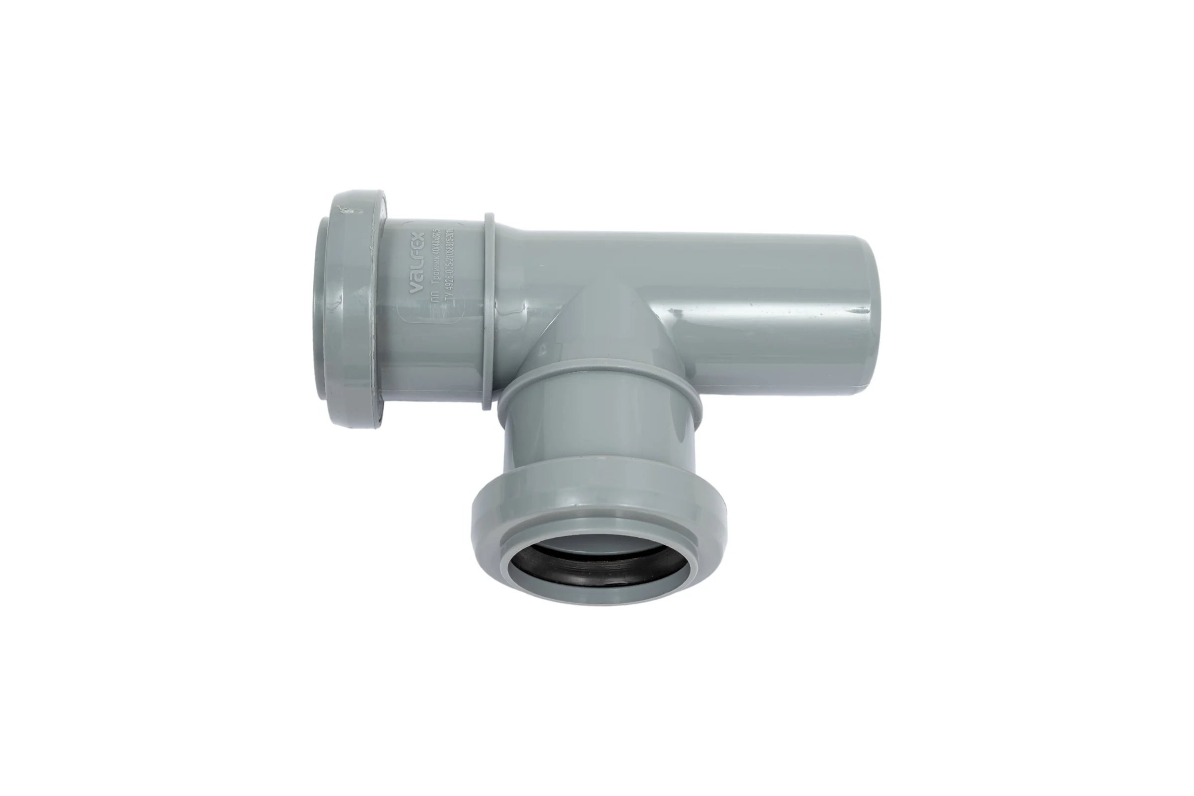 Тройник VALFEX 87.5 градусов, 40-40, внутренняя канализация 24040040