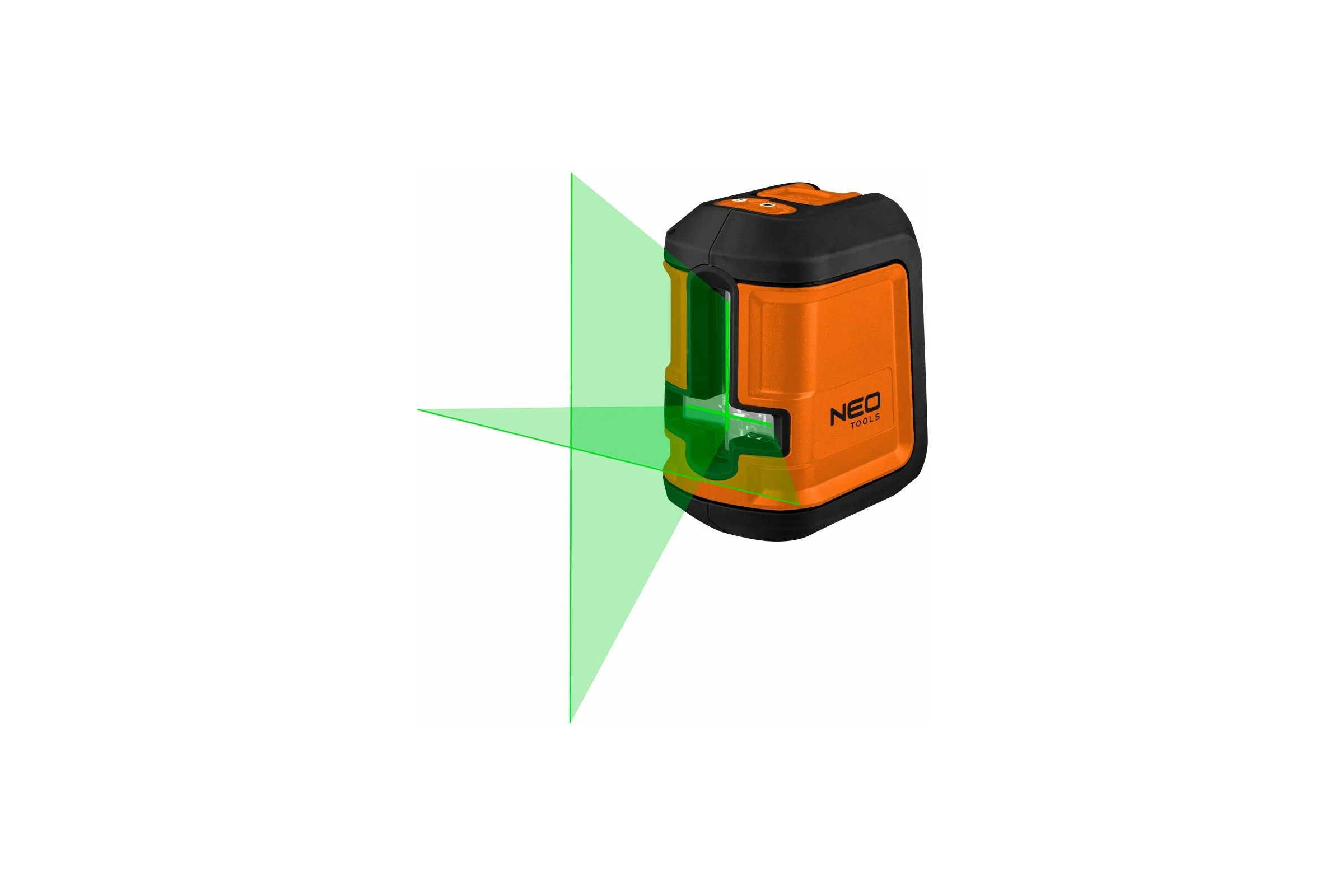 Лазерный уровень NEO Tools, крест, 15 м, зеленый, самовыравнивание 4, держатель, чехол 75-106