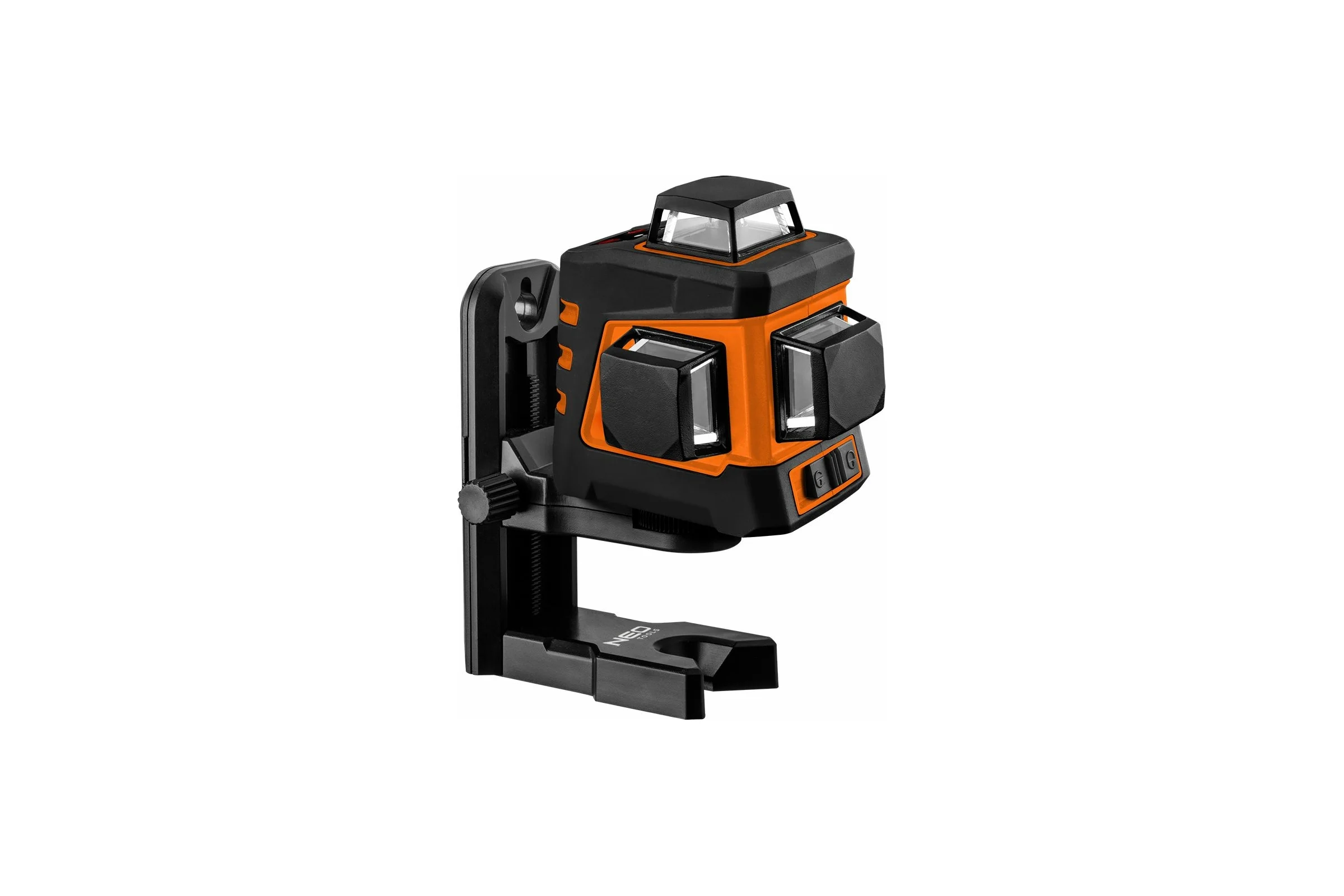 Лазерный уровень 3D NEO Tools, 20 м, зеленый, самовыравнивание 4, магнитный держатель, чехол 75-108