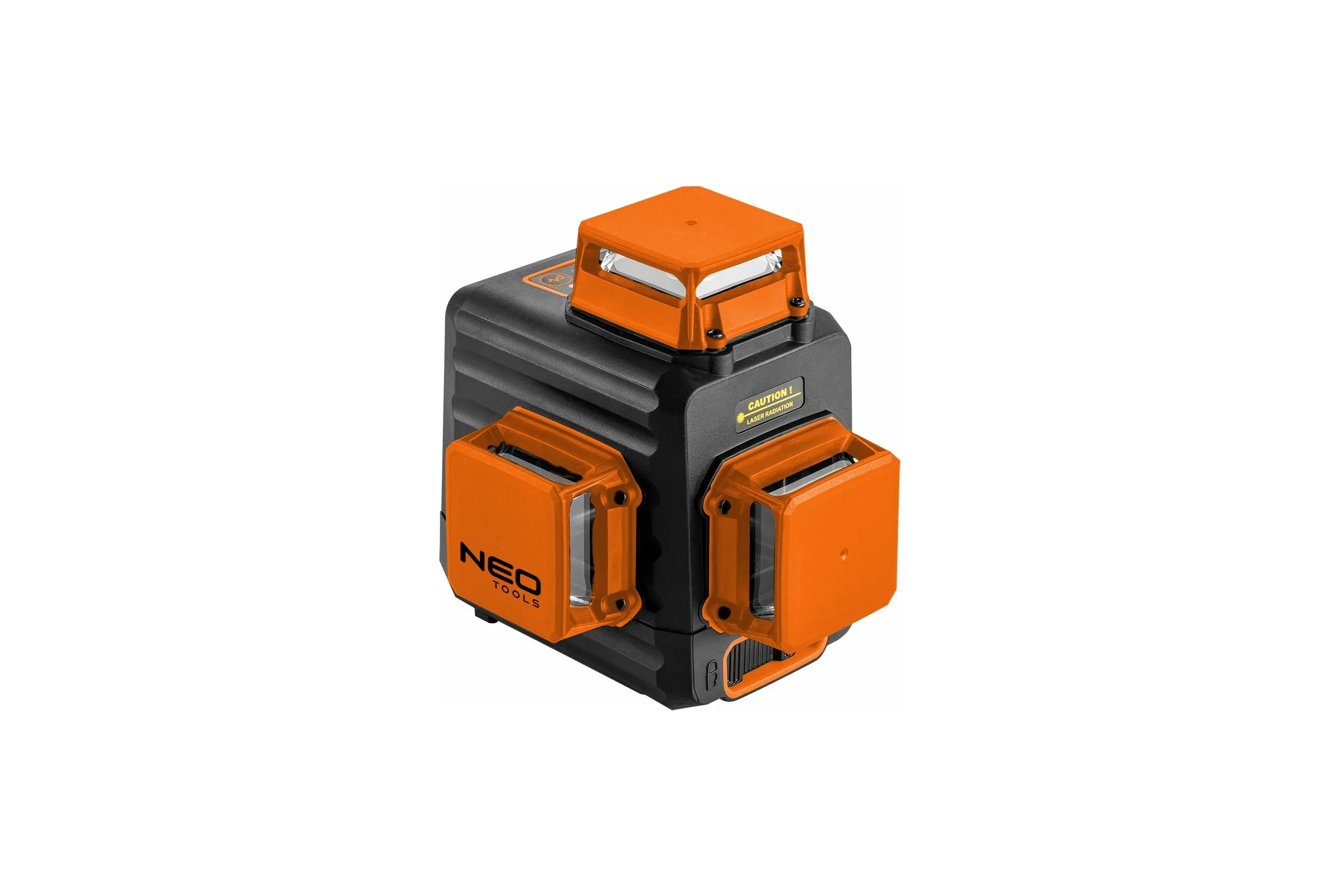 Лазерный уровень 3D NEO Tools, 20 м, зеленый, самовыравнивание 4, магнитный держатель, кейс 75-109
