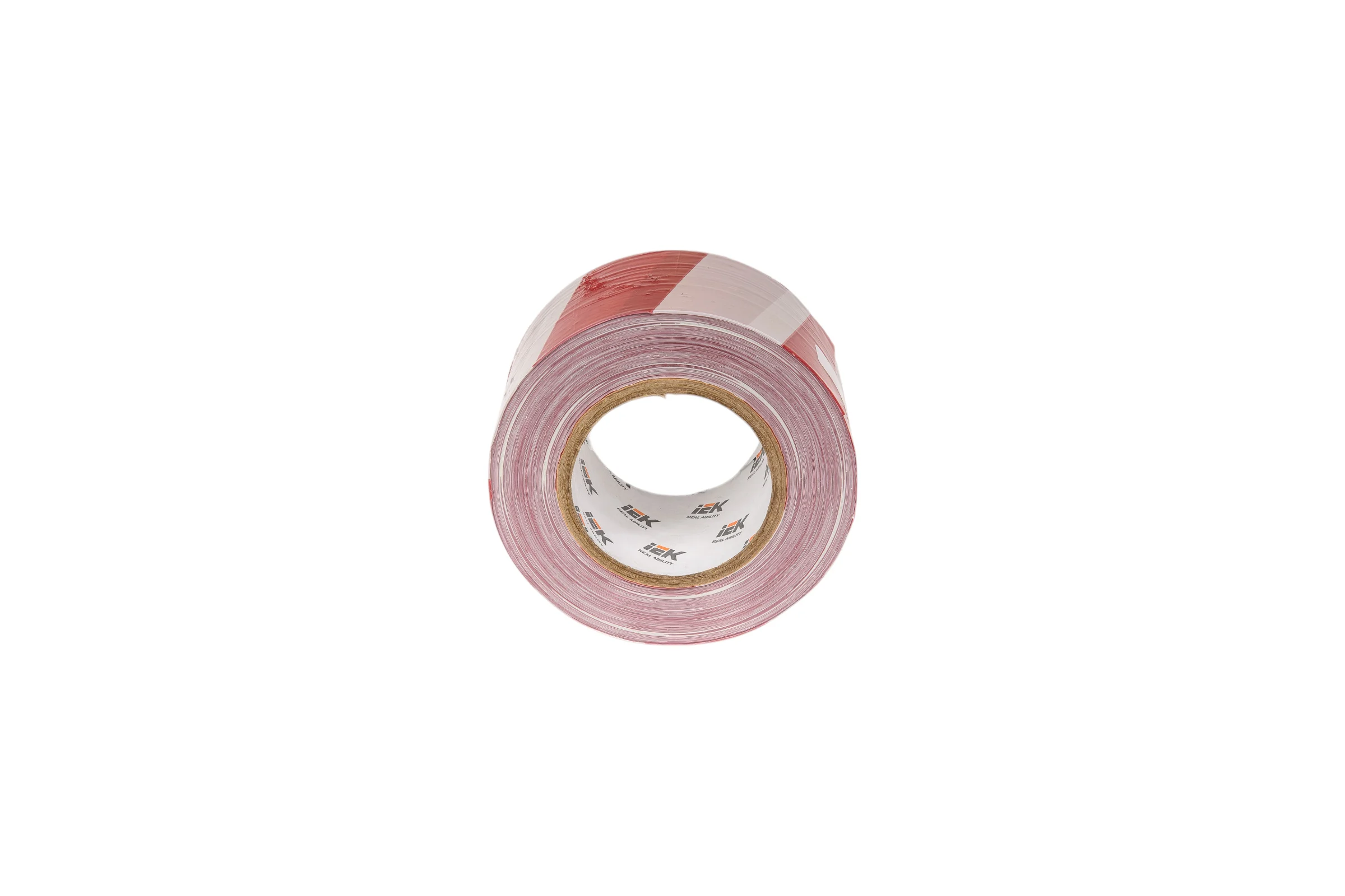 Лента IEK ЛО-250, 75 мм, 35 мкм, красно-белая, 250 м UST11-250-075-035-K58
