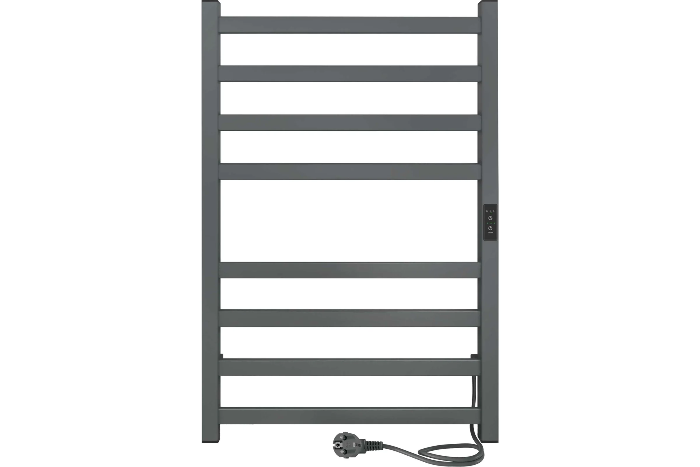 Полотенцесушитель INDIGO Oktava Slim 3 electro 80/50 таймер, скрытый монтаж, универсальное подключение R/L LСLOKS3E80-50MGRt