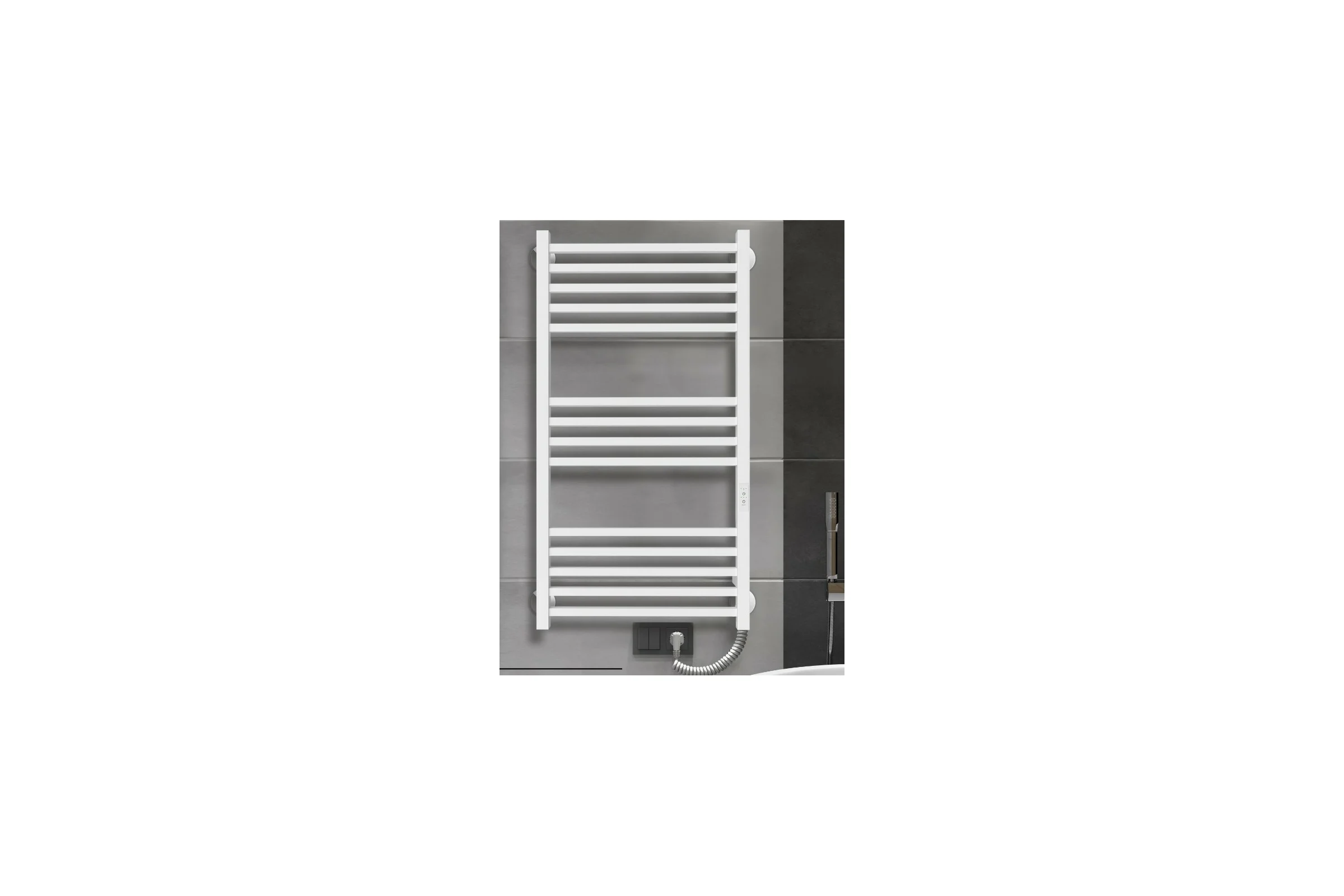 Полотенцесушитель INDIGO Attic electro 100/50 таймер, скрытый монтаж, универсальное подключение R/L LСLATCE100-50WMRt