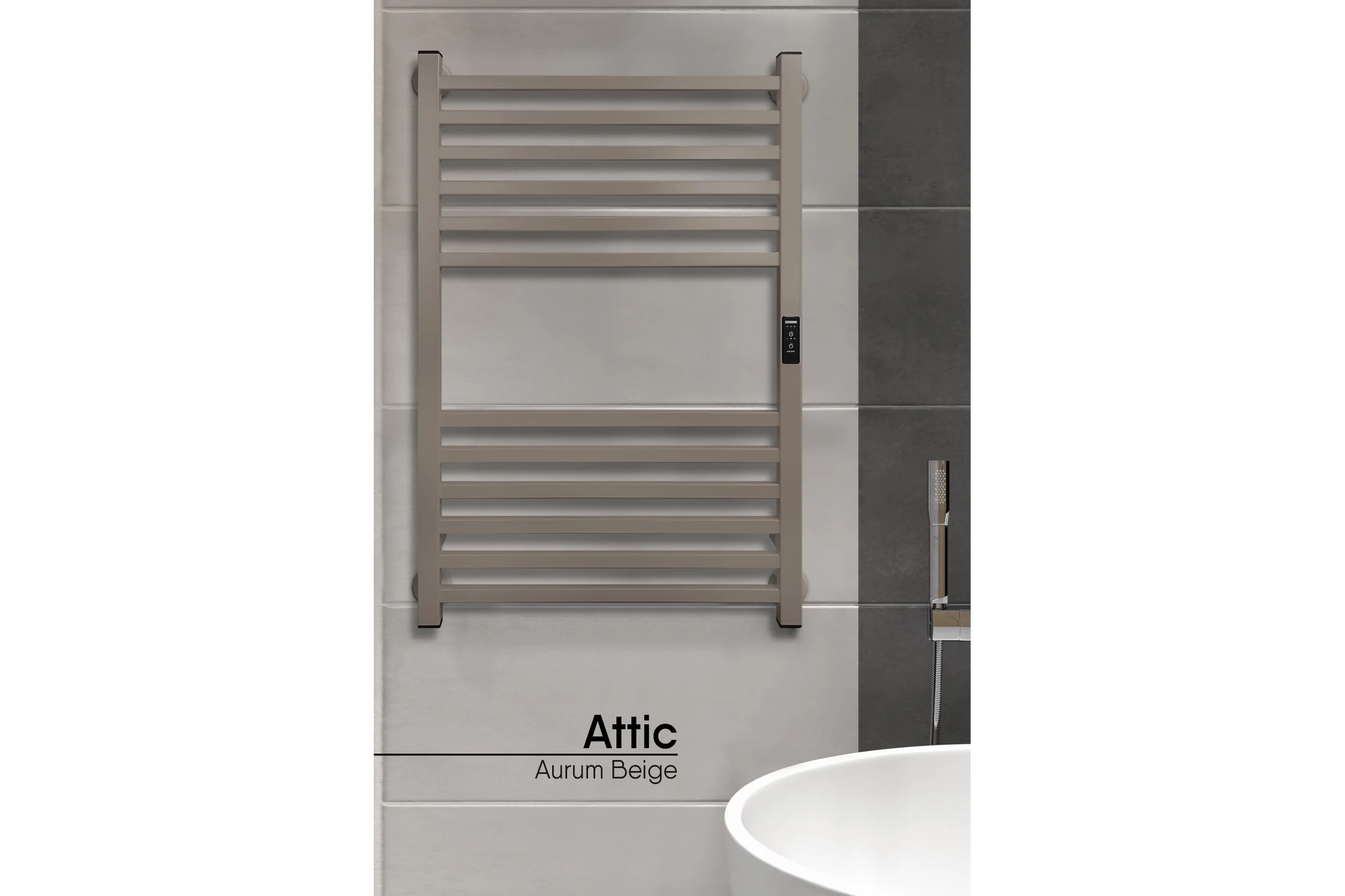 Полотенцесушитель INDIGO Attic electro 80/50 таймер, скрытый монтаж, универсальное подключение R/L LСLATCE80-50ABERt