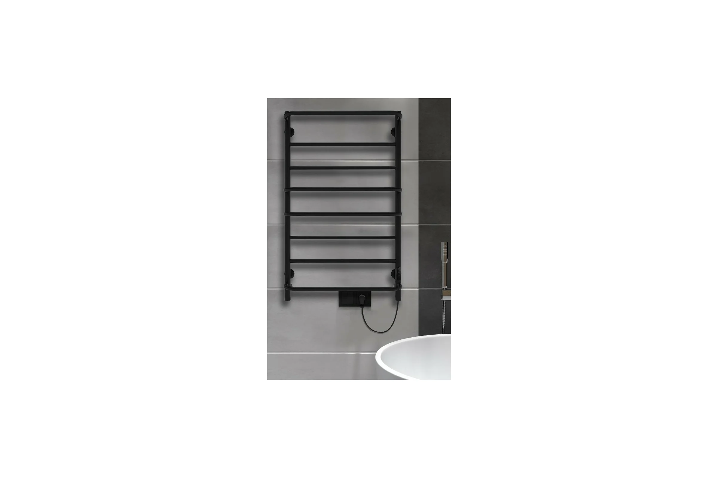 Полотенцесушитель INDIGO Europe Lux без полки electro 80/50 таймер, скрытый монтаж, универсальное подключение R/L LELLE80-50BRRt
