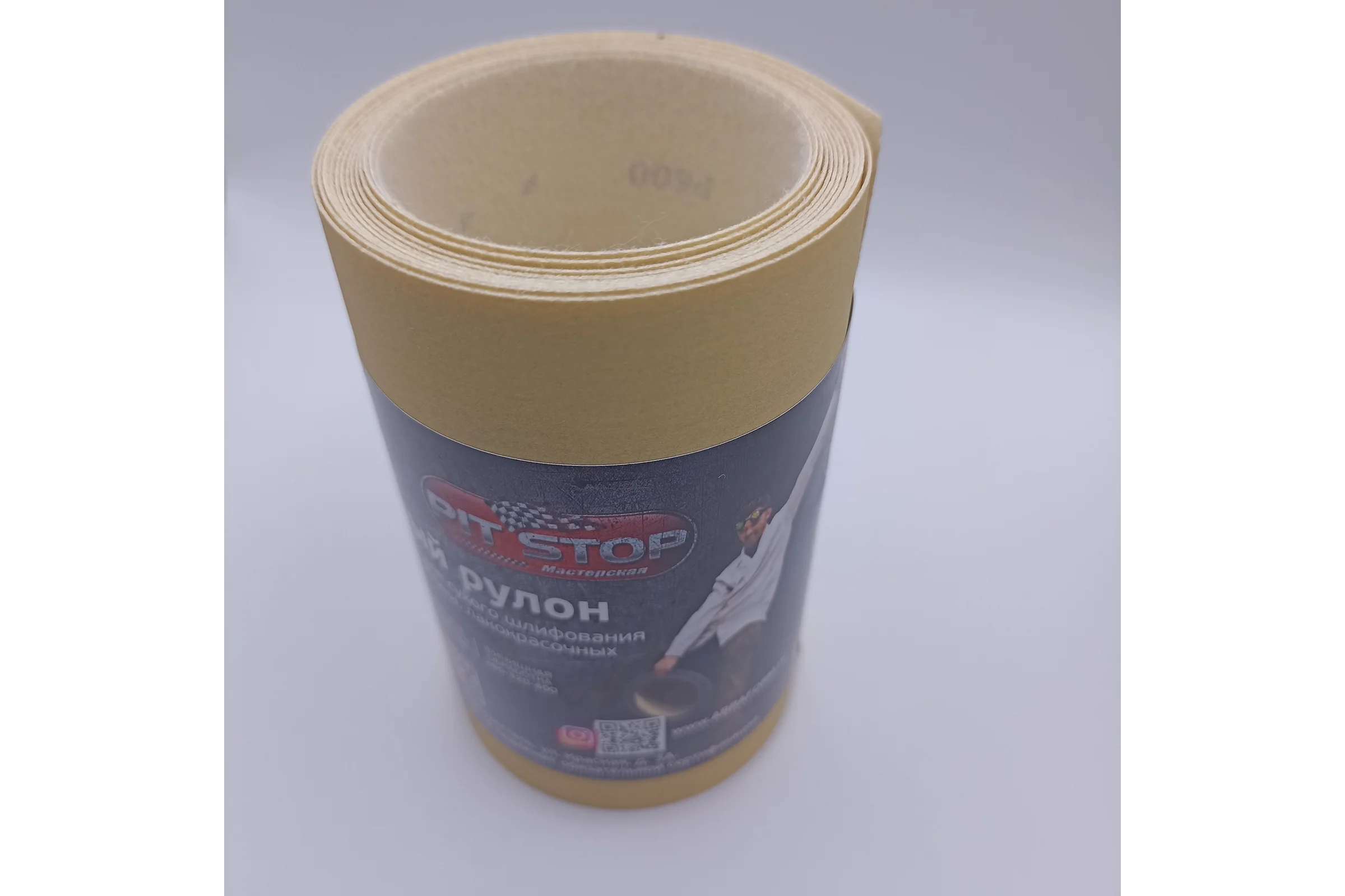 Абразивный рулон от "Мастерская Pit_Stop и Доктор Дью", 115x2500 мм, P600 ABRAFORM DD-afr115-2500-600