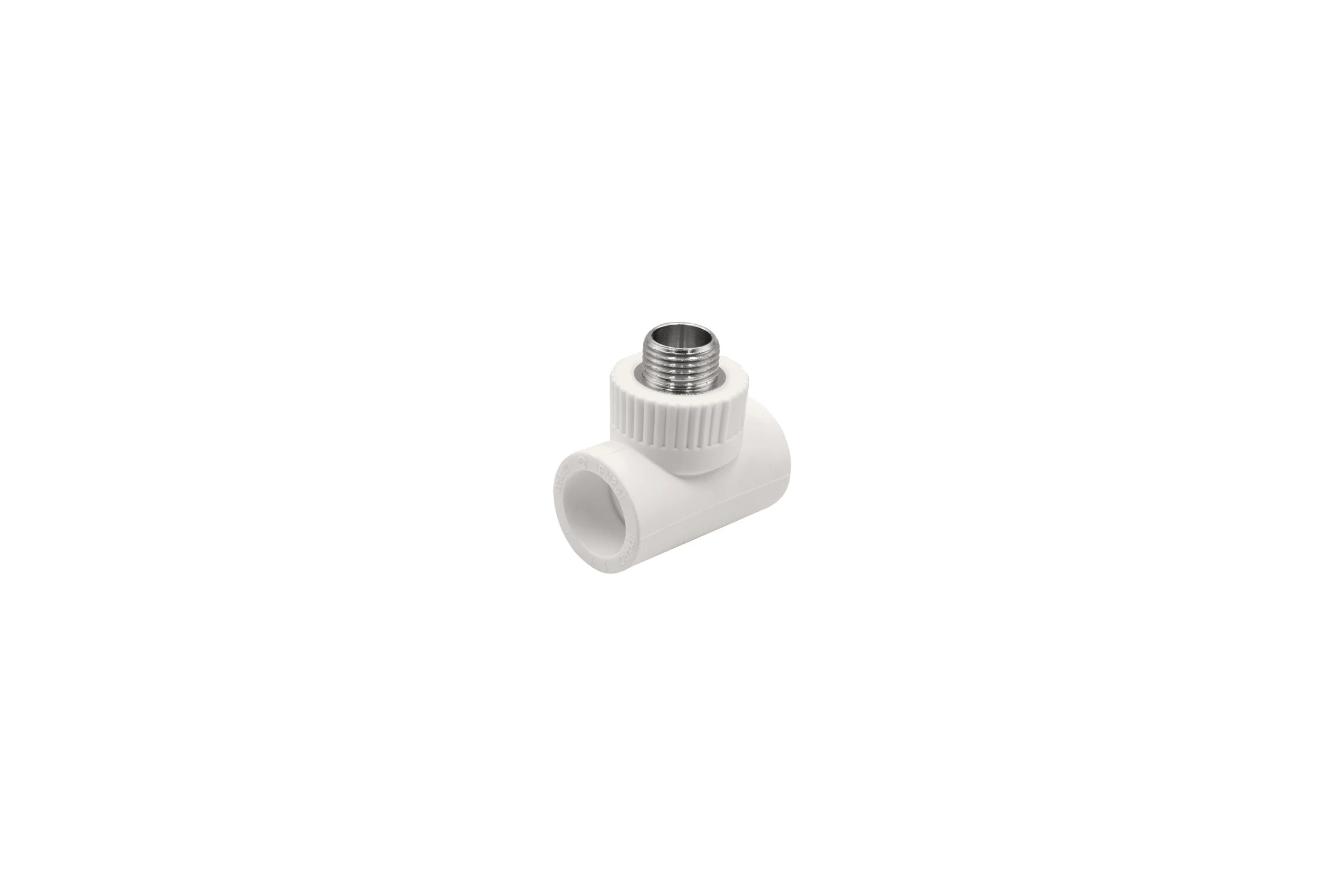 Тройник GIBAX полипропилен, 25x1/2" НР, белый, 4 шт. PPL07-03032