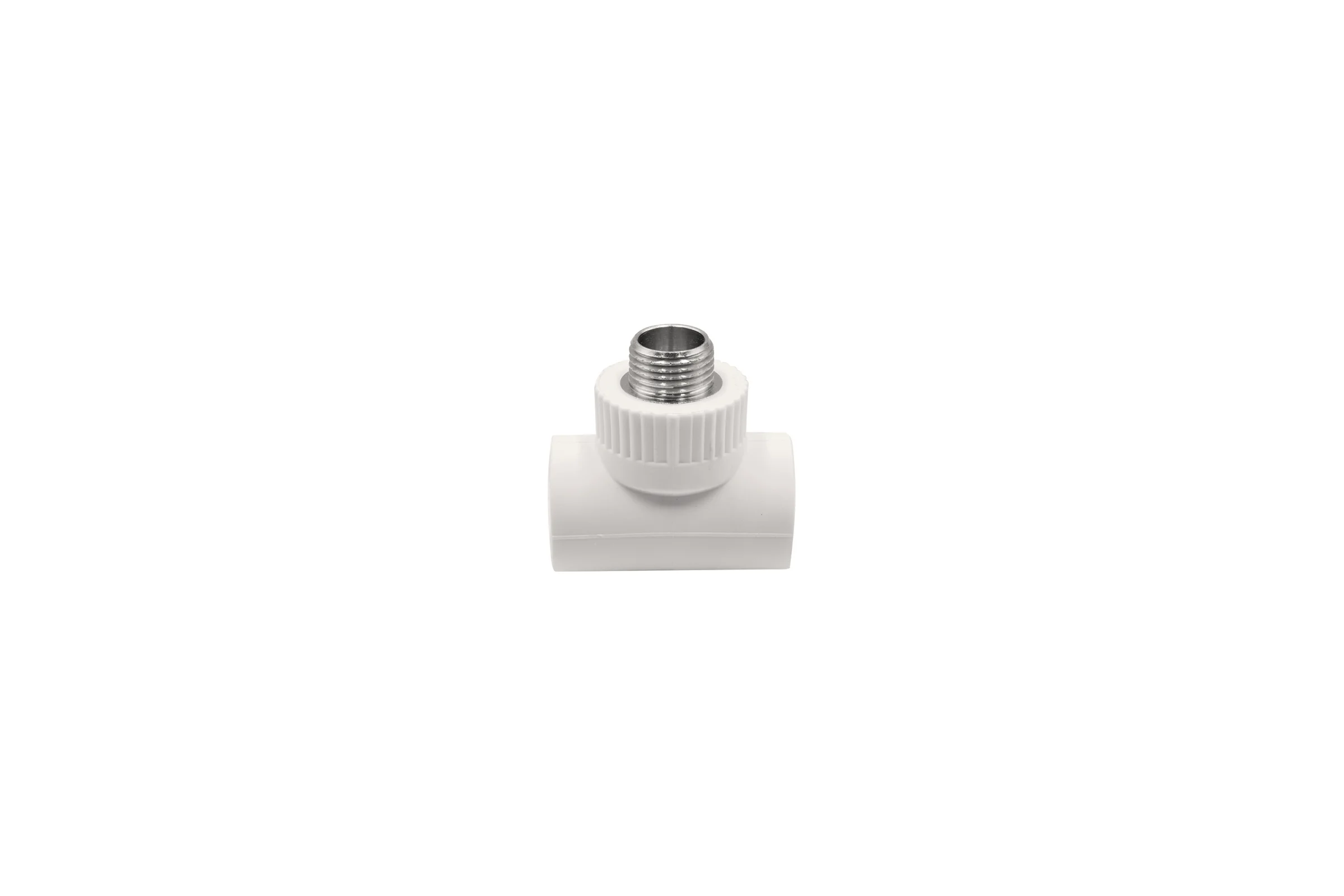 Тройник GIBAX полипропилен, 25x1/2" НР, белый, 4 шт. PPL07-03032