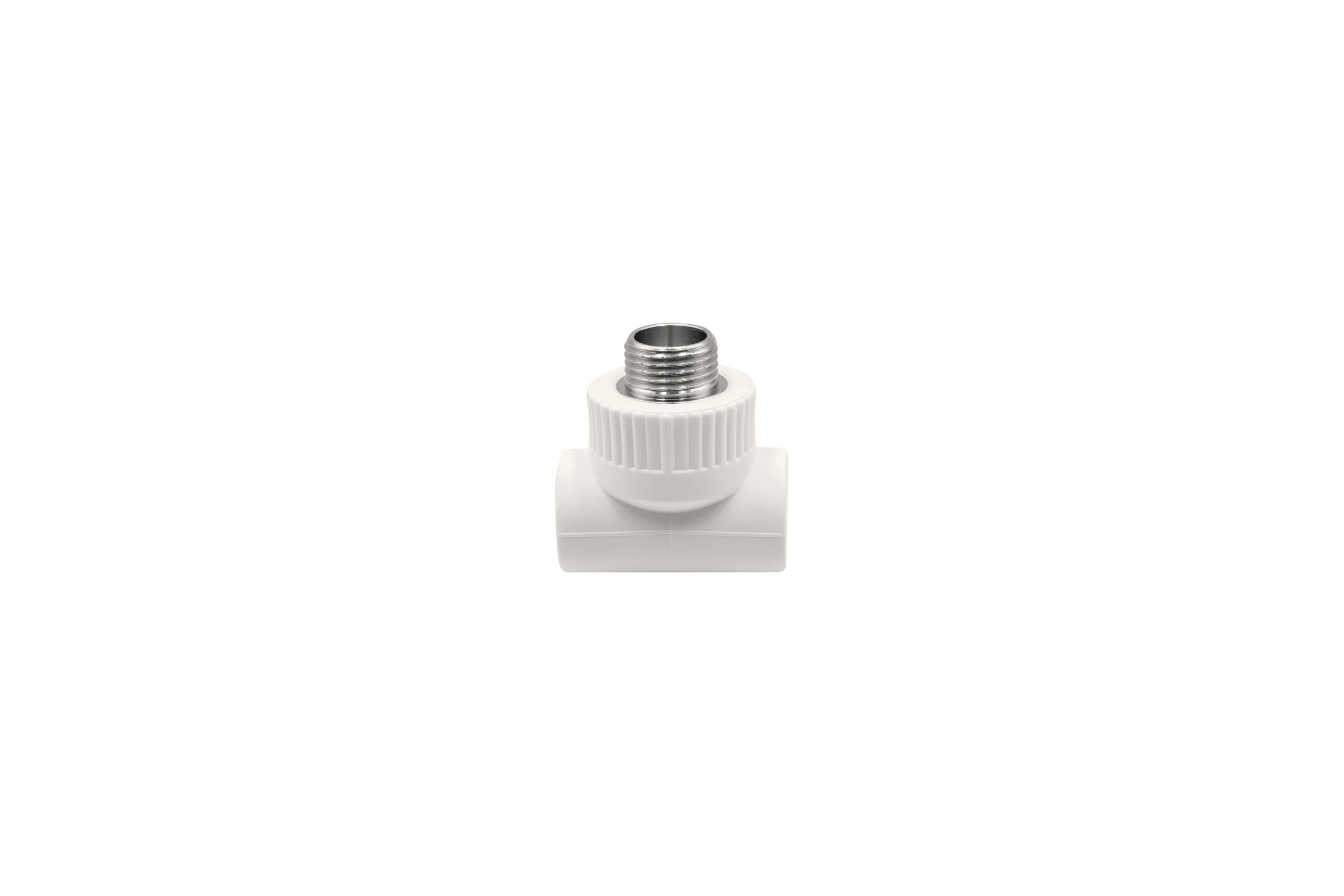 Тройник GIBAX полипропилен, 20x1/2" НР, белый, 4 шт. PPL07-02032