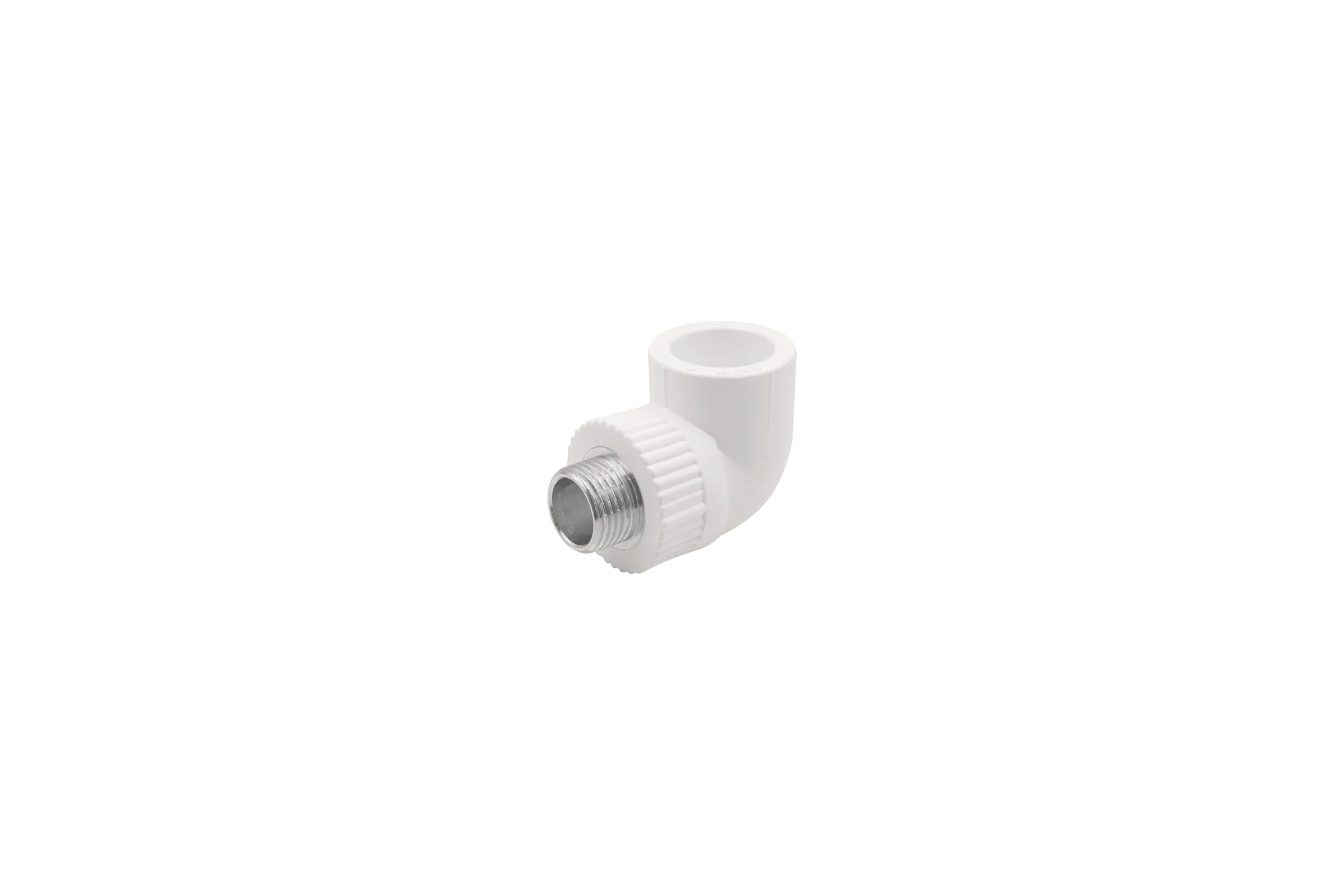 Уголок GIBAX полипропилен, 25x1/2" НР, белый, 5 шт. PPL16-03032