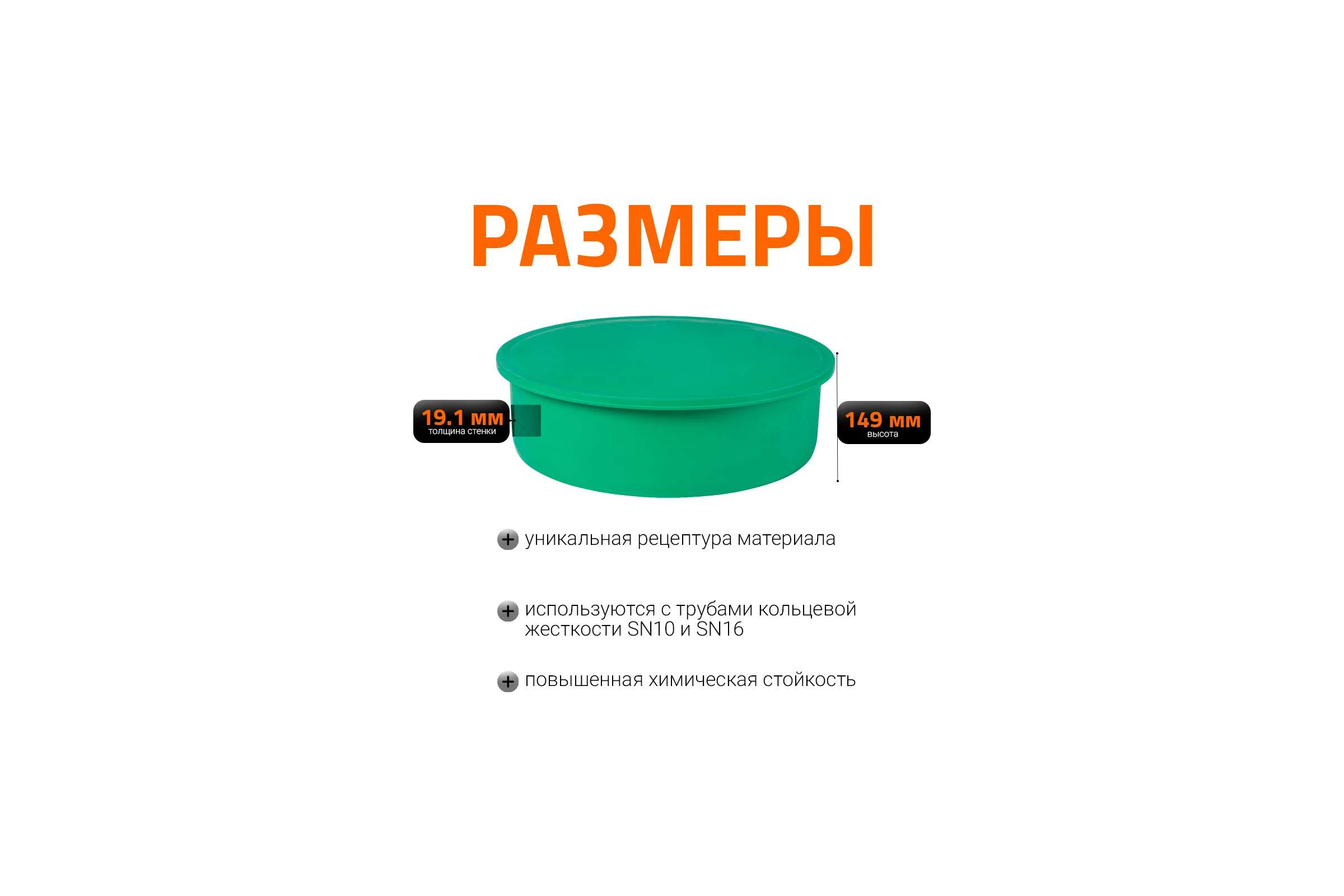 Заглушка Ostendorf KG2000M 500 мм, Ger 771180