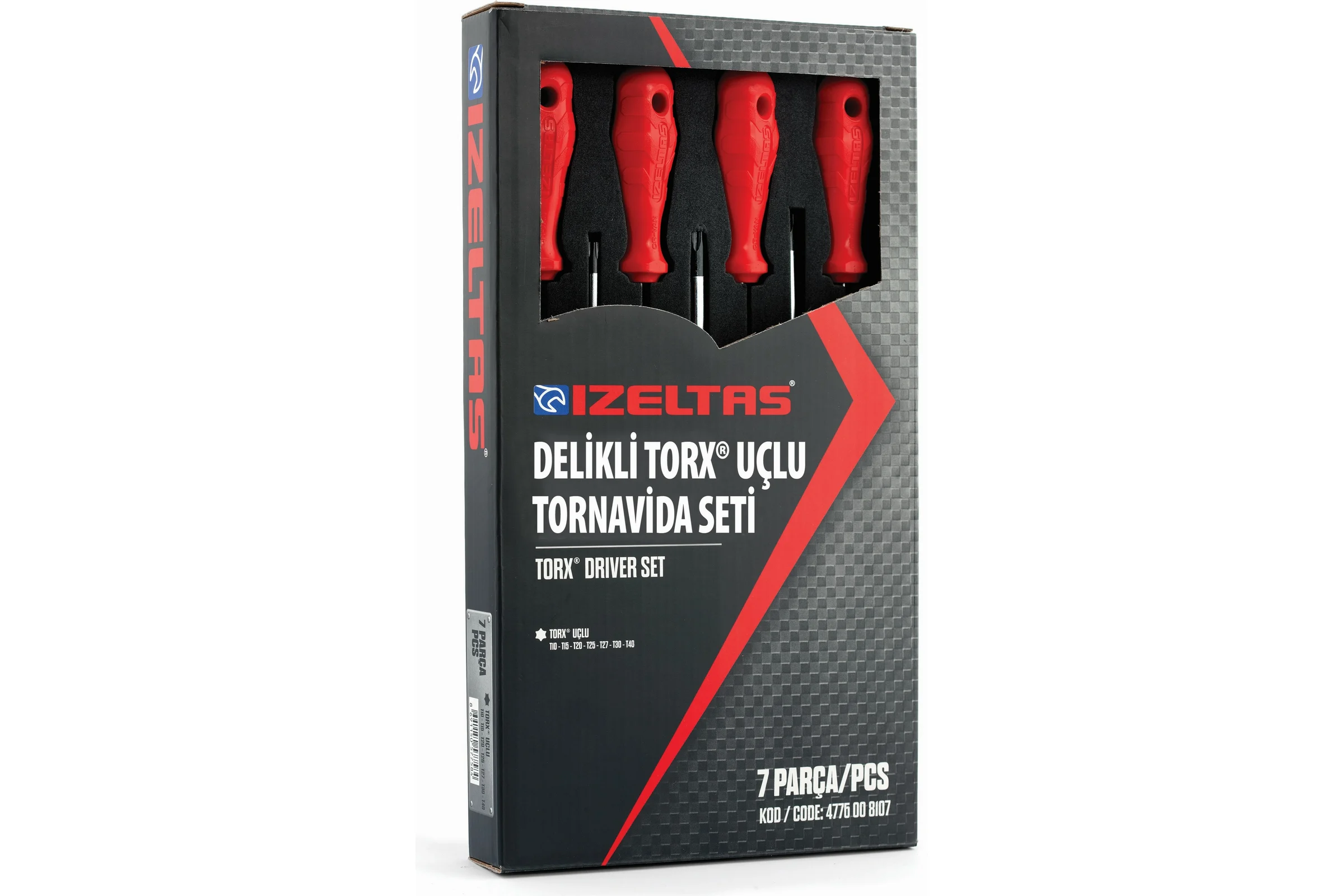 Набор отвёрток IZELTAS Torx 7 предметов 4776008107