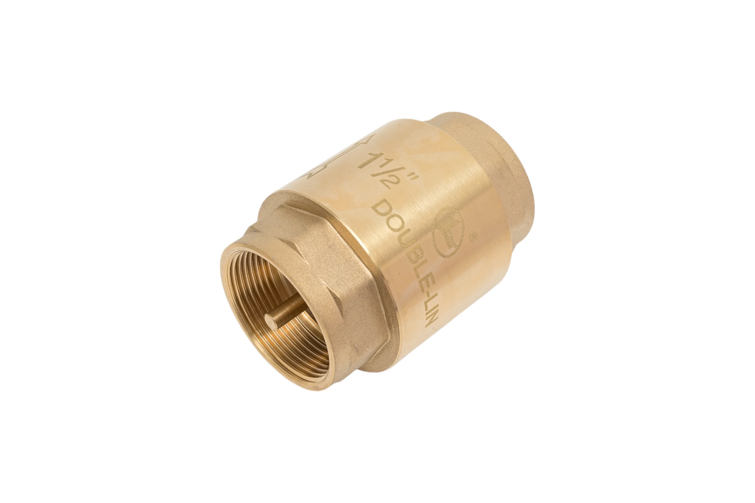 Обратный клапан DOUBLE-LIN латунный золотник В/В Ø1 1/2" LL5022 (1 1/2")
