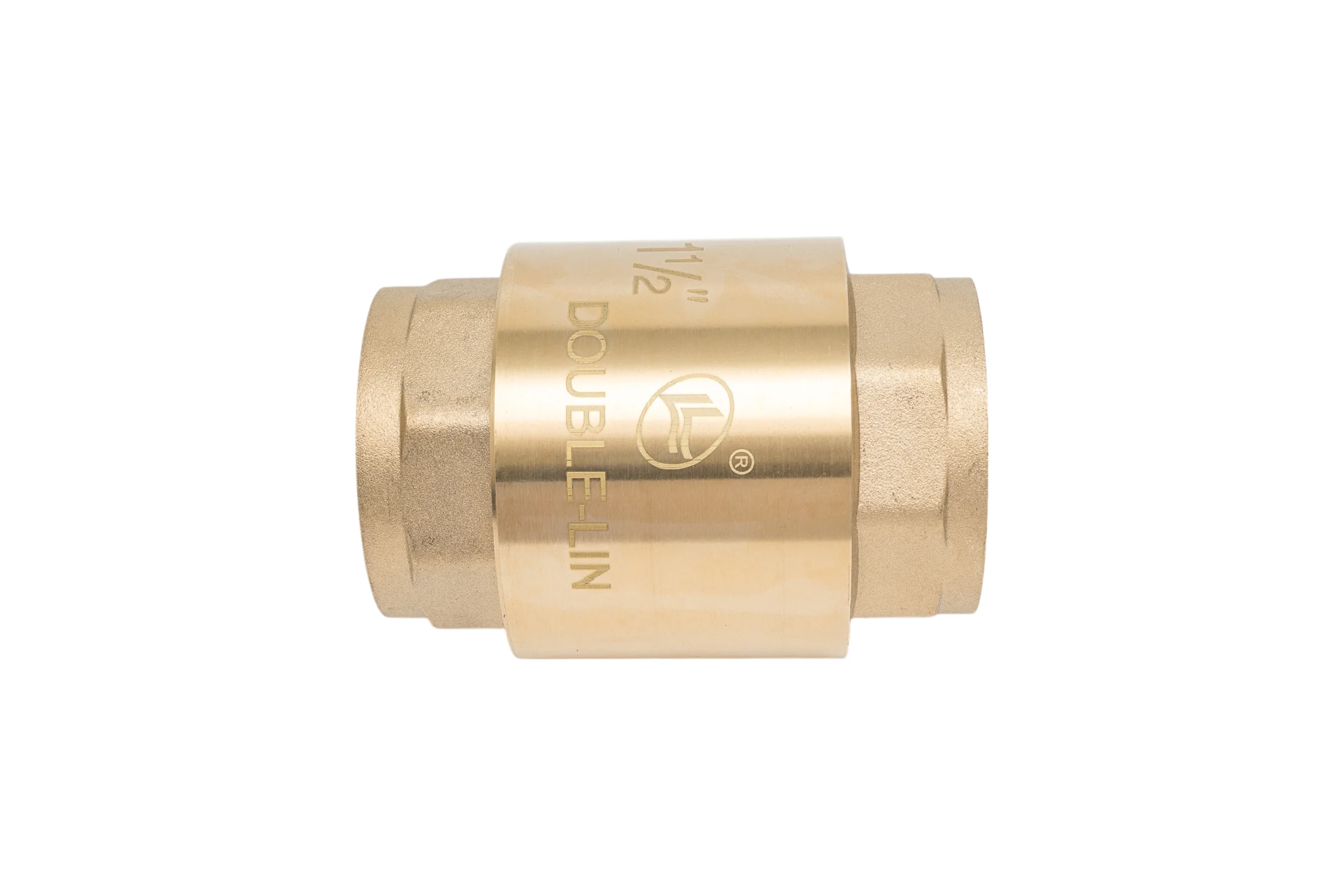 Обратный клапан DOUBLE-LIN латунный золотник В/В Ø1 1/2" LL5022 (1 1/2")