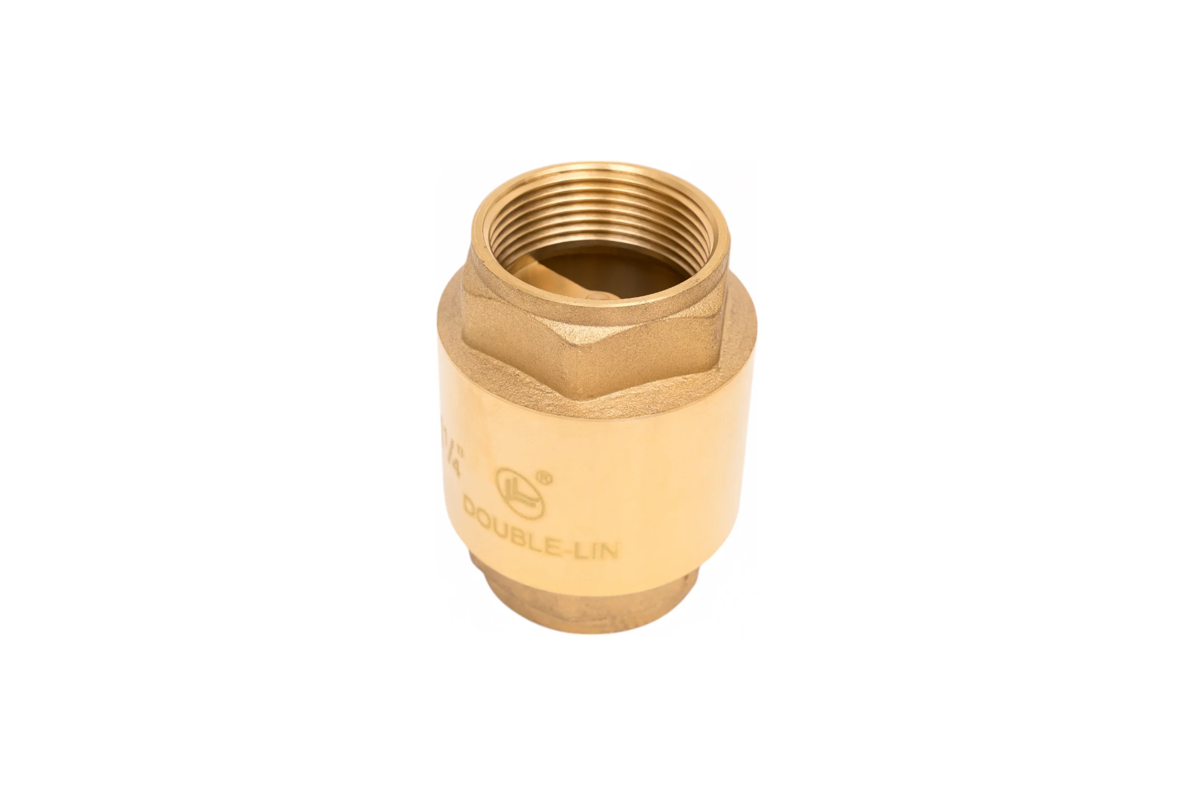 Обратный клапан DOUBLE-LIN латунный золотник В/В Ø1 1/4" LL5022 (1 1/4")