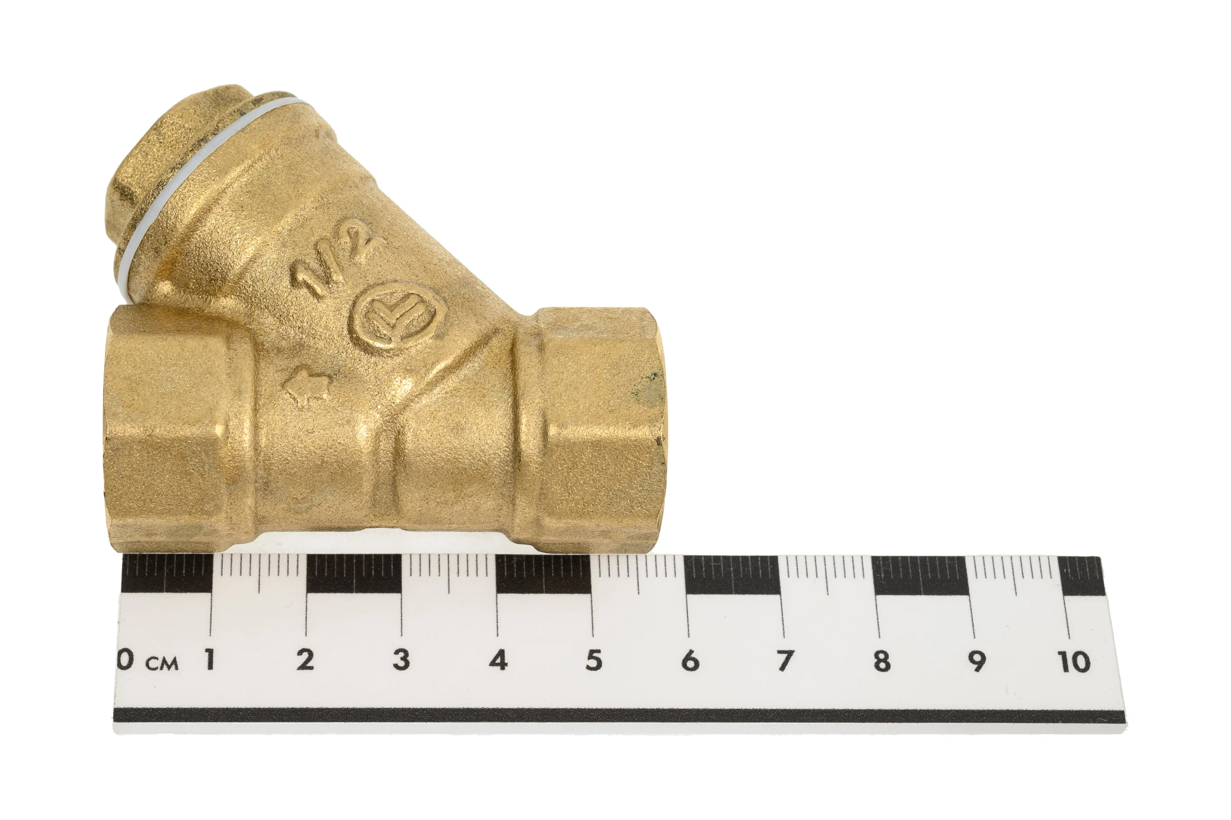 Косой фильтр DOUBLE-LIN резьбовой латунный В/В Ø1/2" LL5005 (1/2")