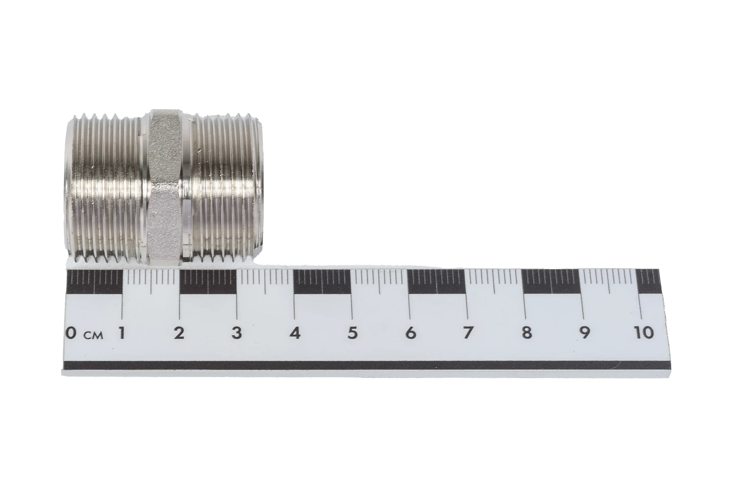 Ниппель DOUBLE-LIN резьбовой латунный Н/Н 3/4" LL6020 (3/4")