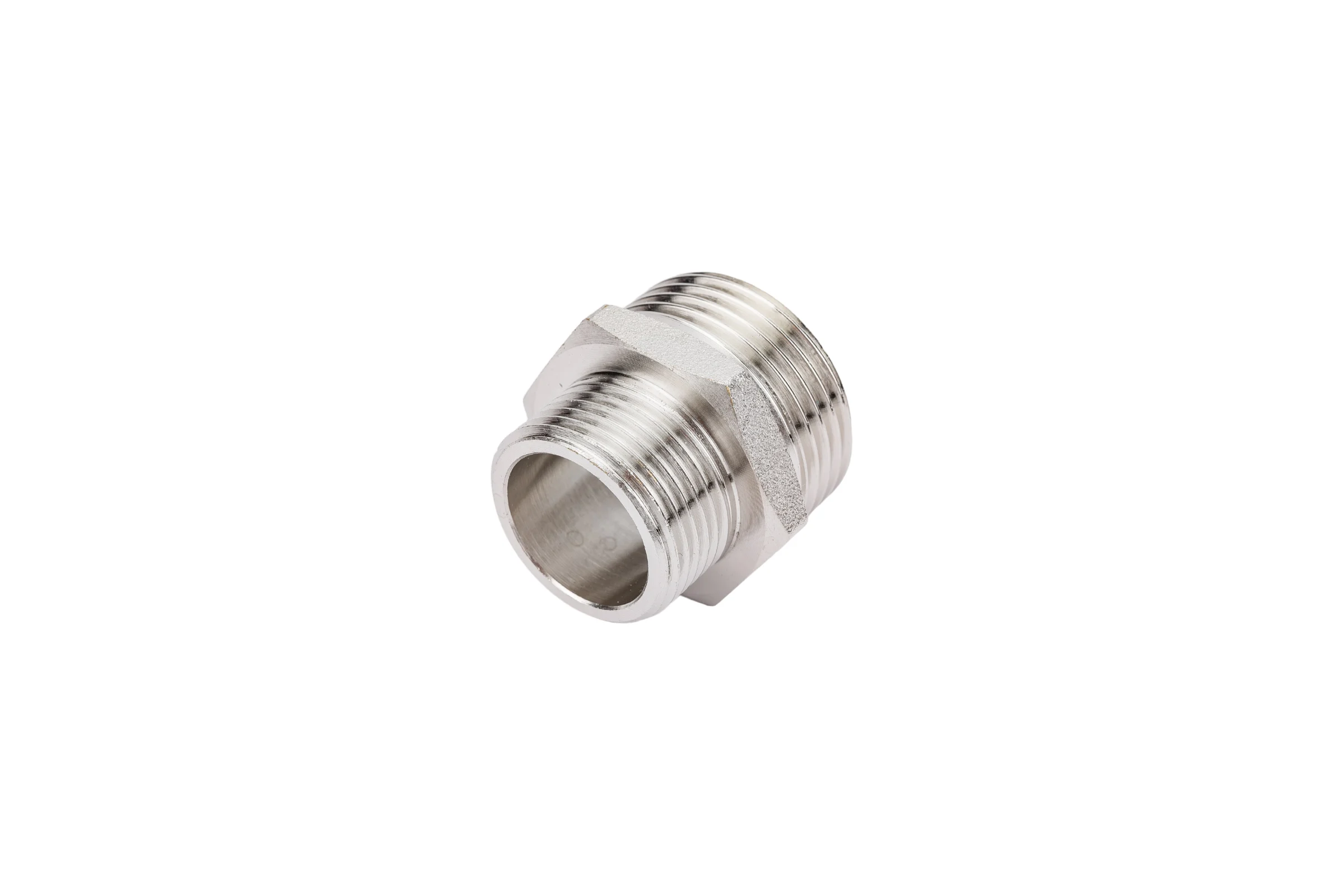 Ниппель переходной резьбовой DOUBLE-LIN латунный никелированный Н/Н 1" x 3/4" LL6050 (1"x3/4")