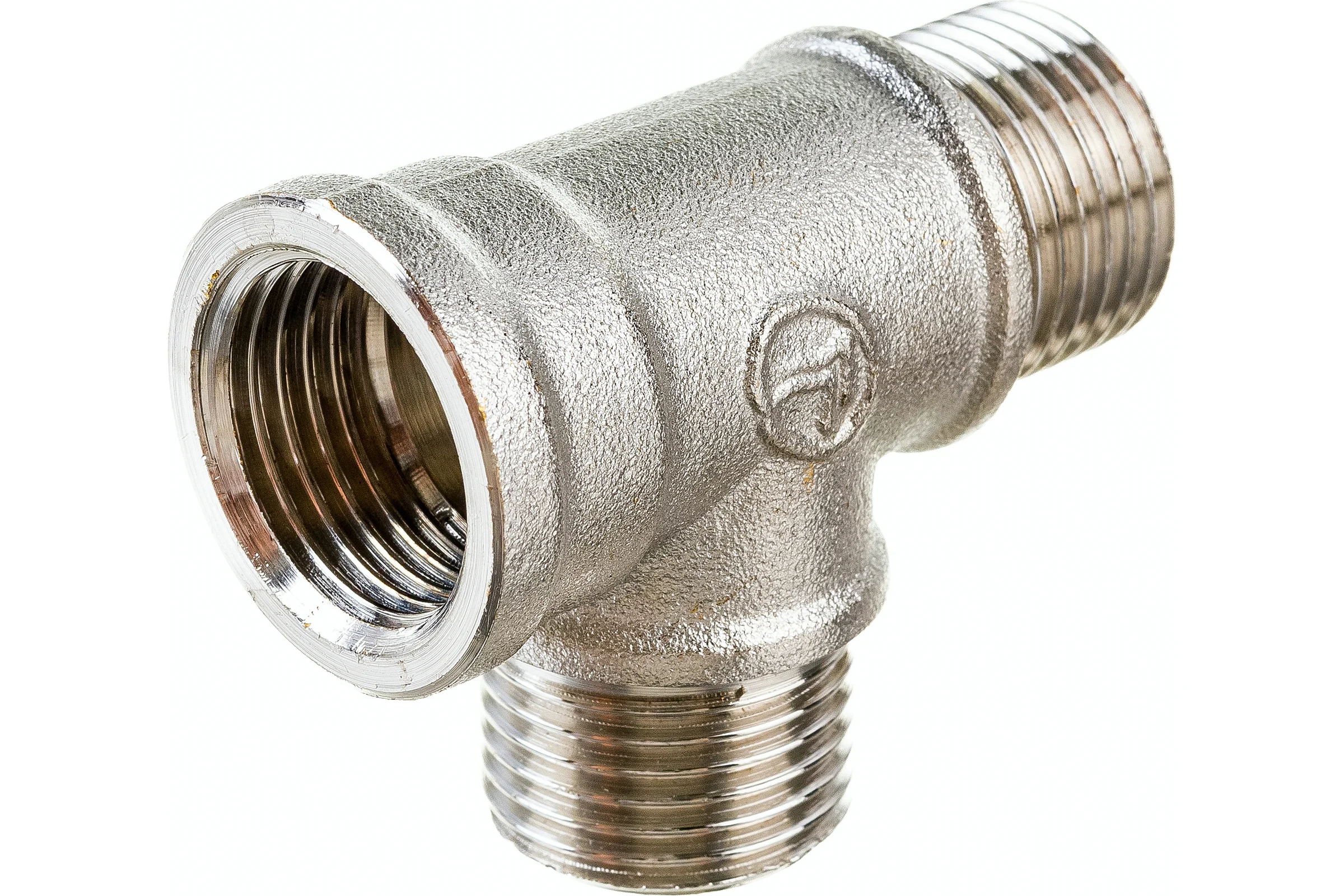 Тройник DOUBLE-LIN резьбовой латунный вр/нр/нр - 1/2" LL6120 (1/2")