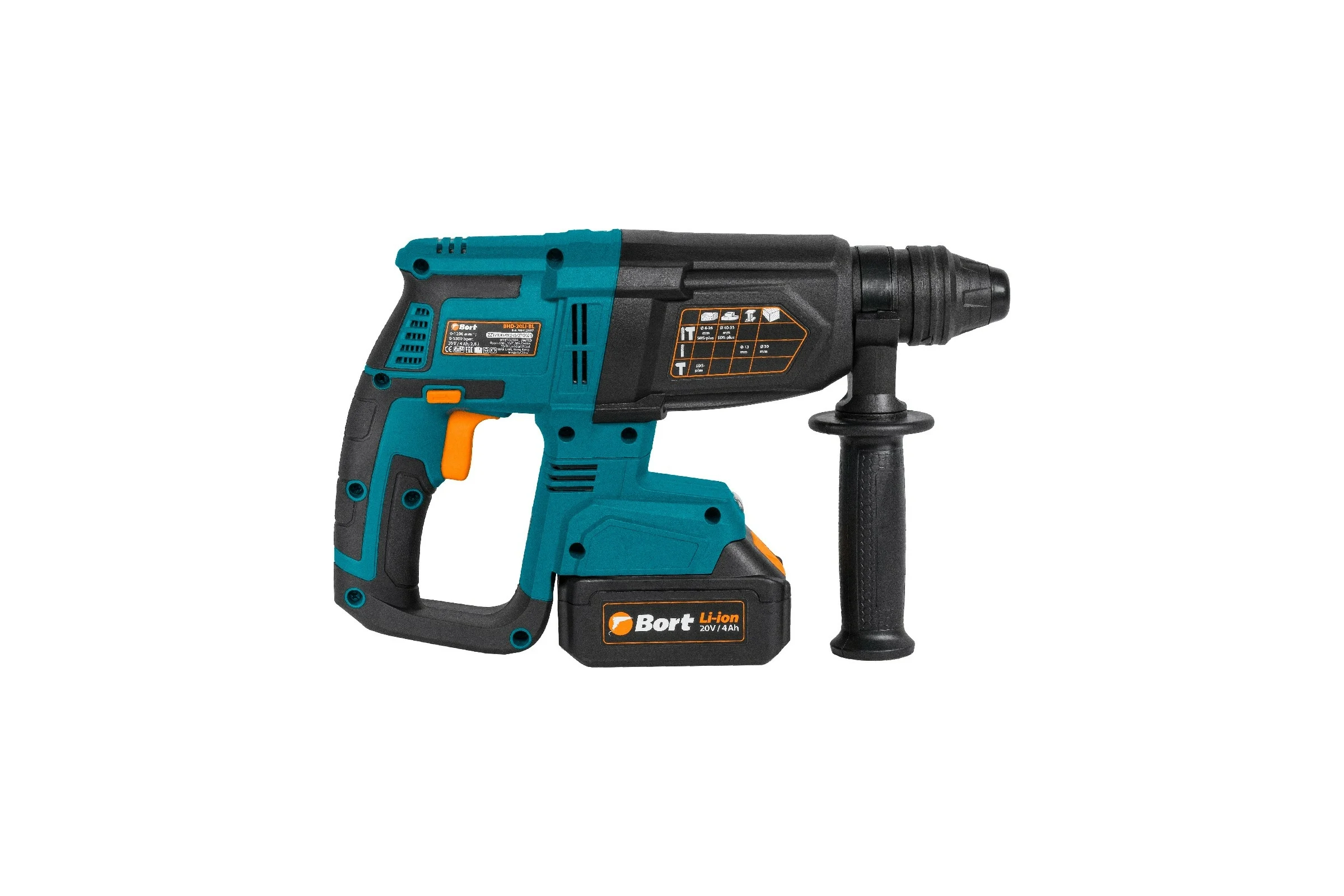 Аккумуляторный перфоратор BORT BHD-20Li-BL 93412697