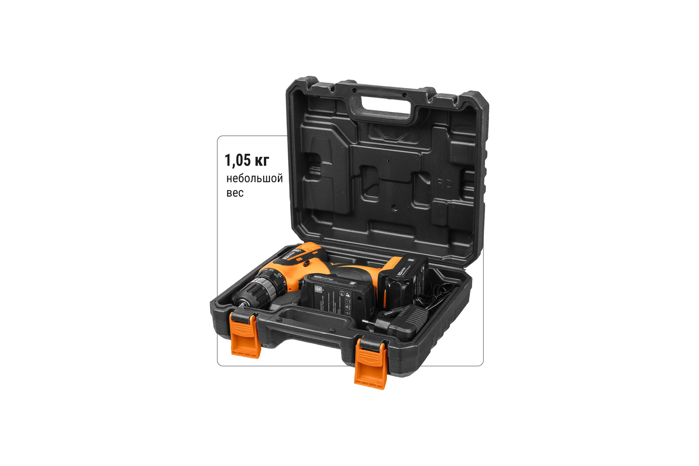 Аккумуляторная дрель-шуруповерт TDM ELECTRIC ДША-12-ЛК1 ТМ SQ1030-0202