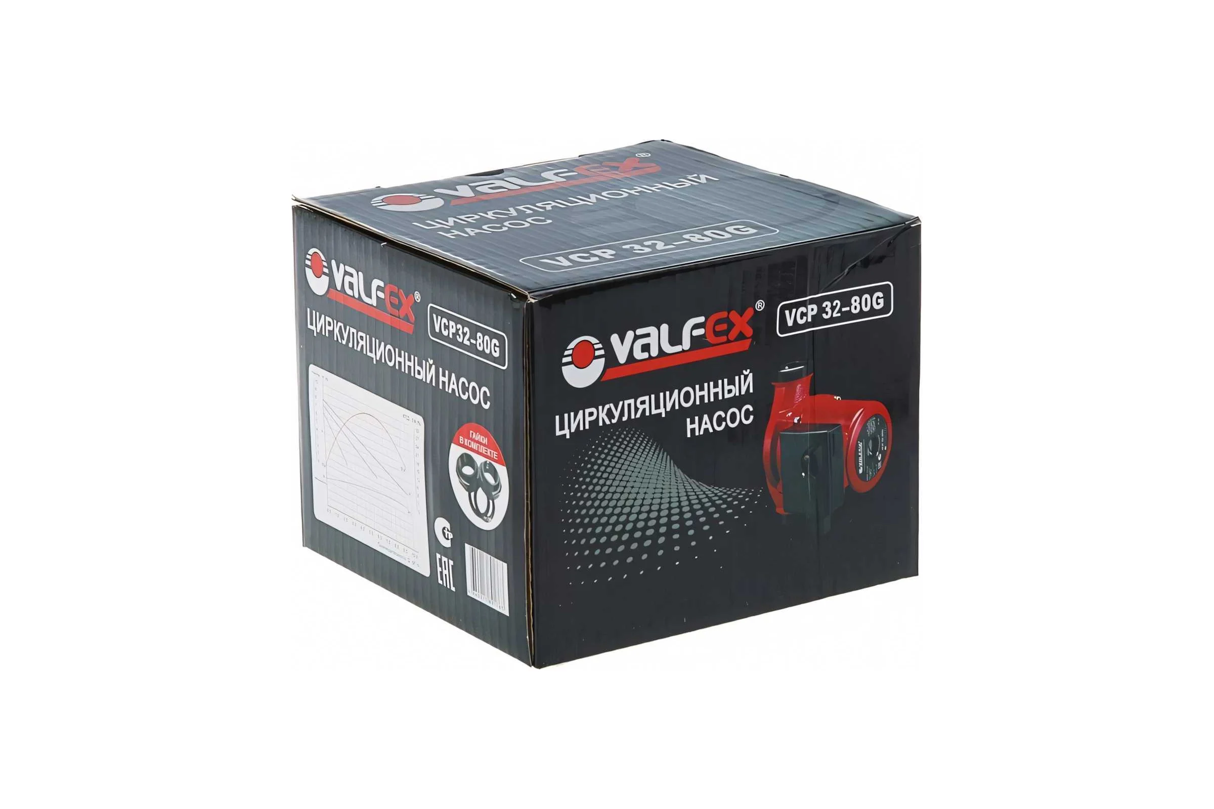 Циркуляционный насос Valfex VCP 32-80G 180 мм, с гайками RS32/8G-180