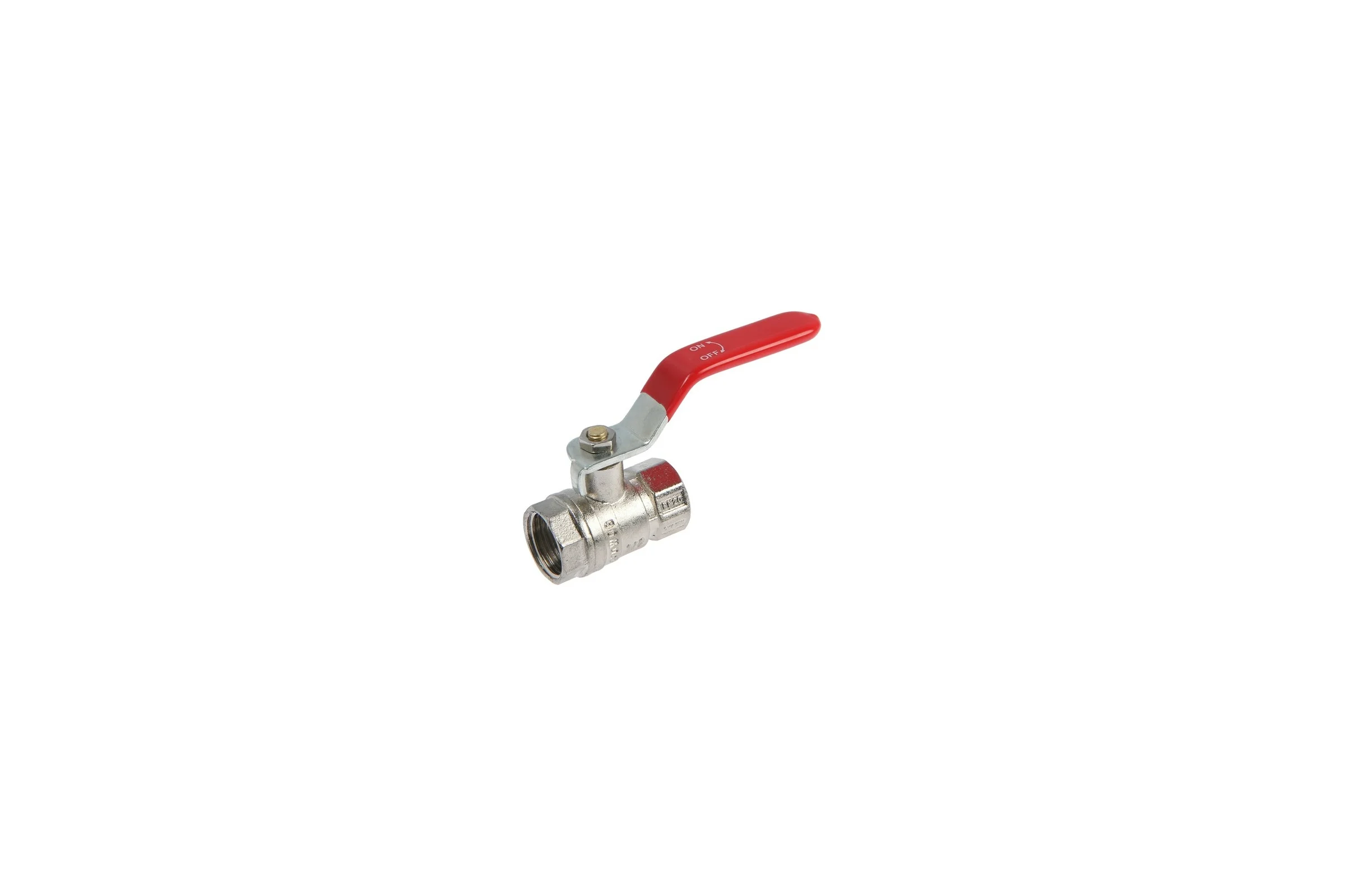 Кран шаровой Zein engr внутренняя 1/2", PN 4, для холодной воды, 5-45 градусов, рычаг, цинк 7551329