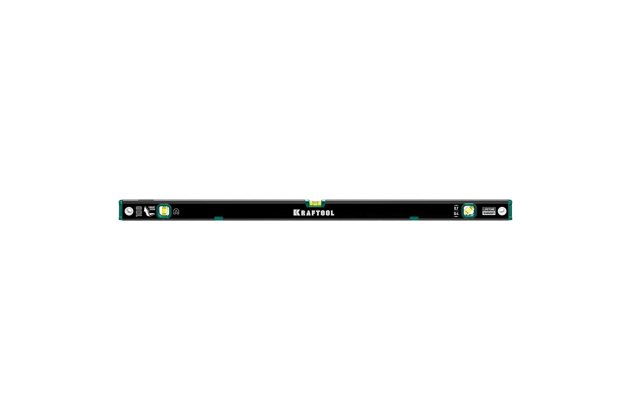 Магнитный уровень KRAFTOOL с зеркальным глазком, 1000 мм 34785-100