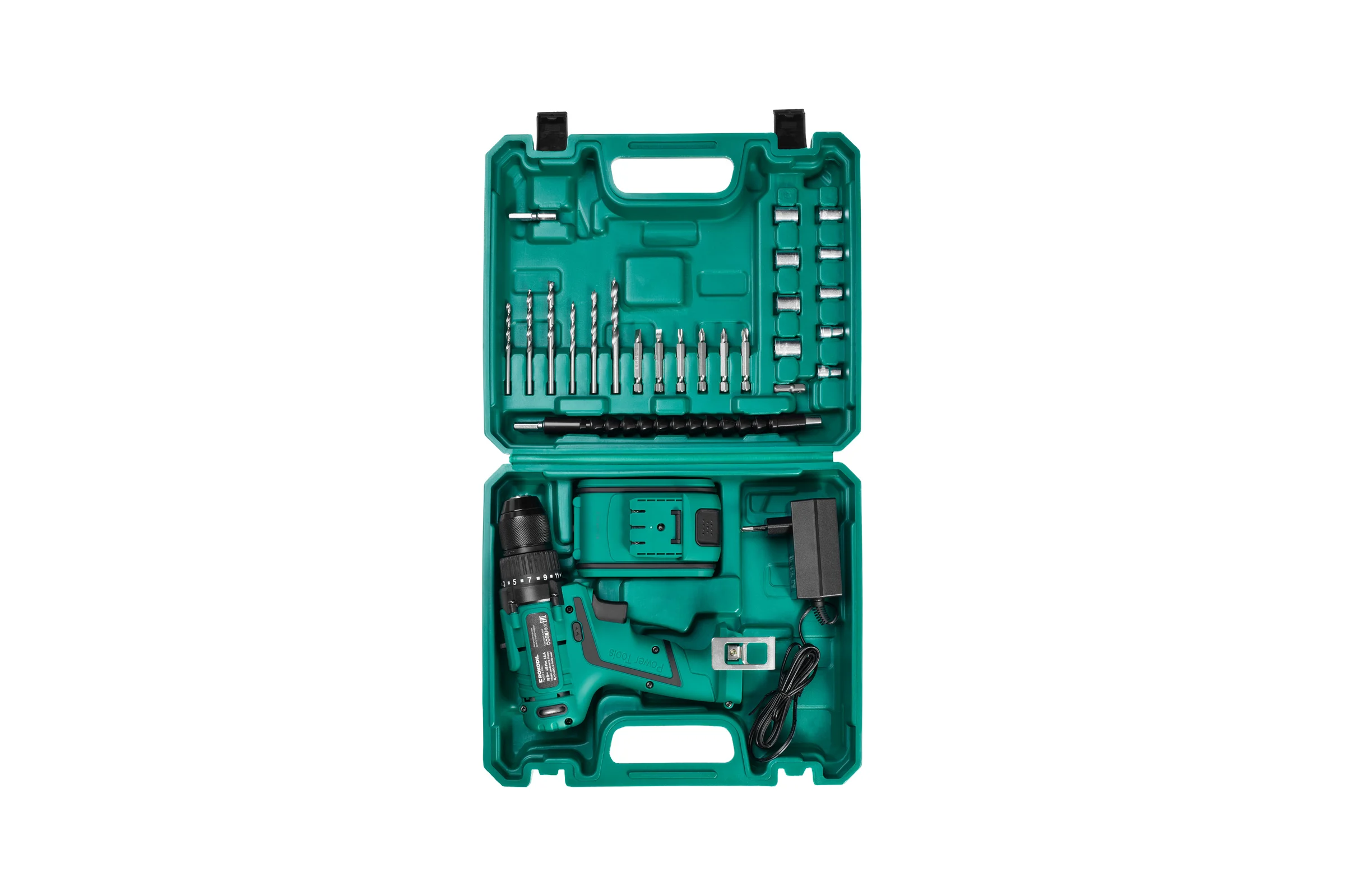 Аккумуляторная дрель-шуруповерт Rokodil Twist 2 Pro, 18В, 48Нм, 2Ач, 1045101