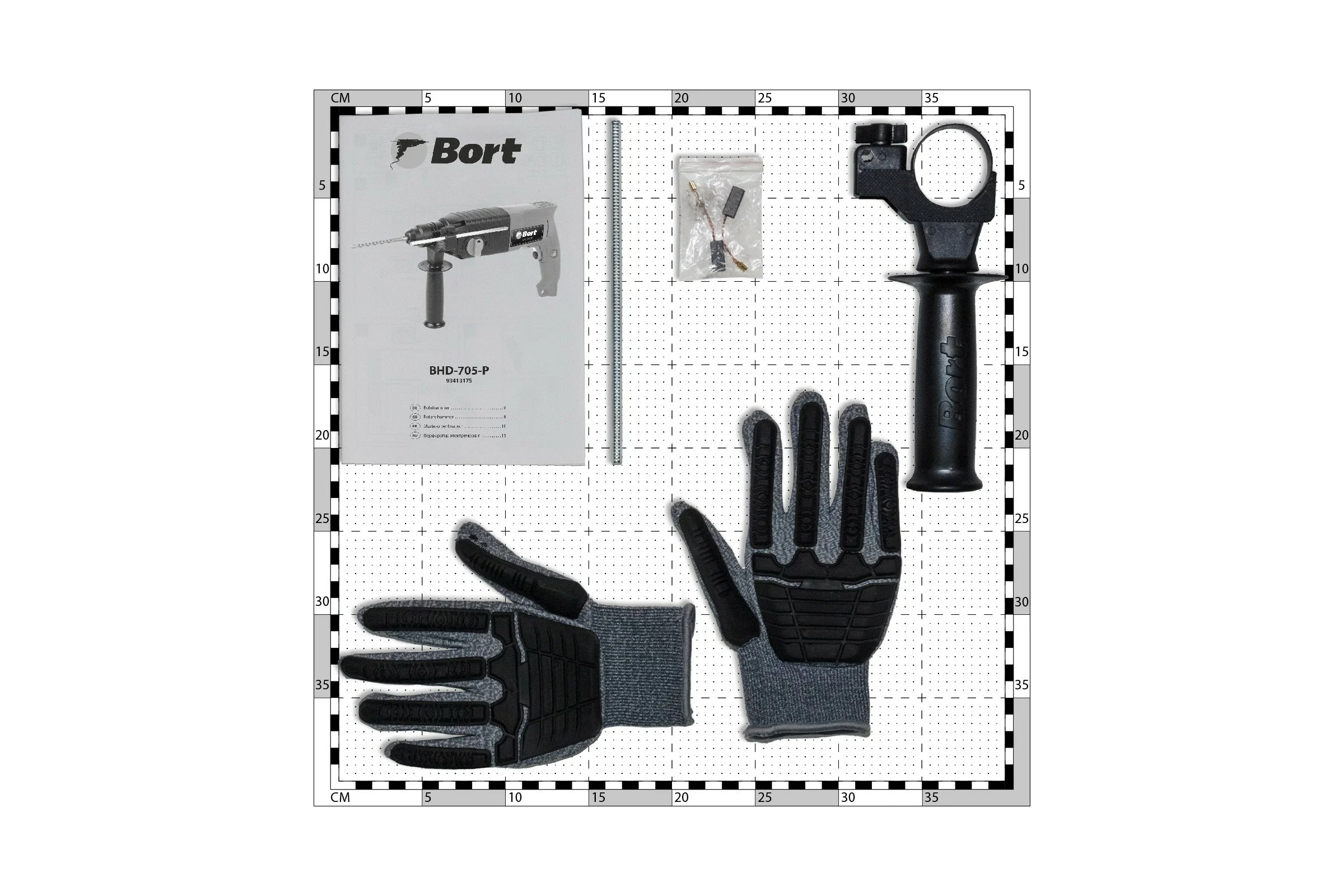 Электрический перфоратор BORT BHD-705-P 93413175