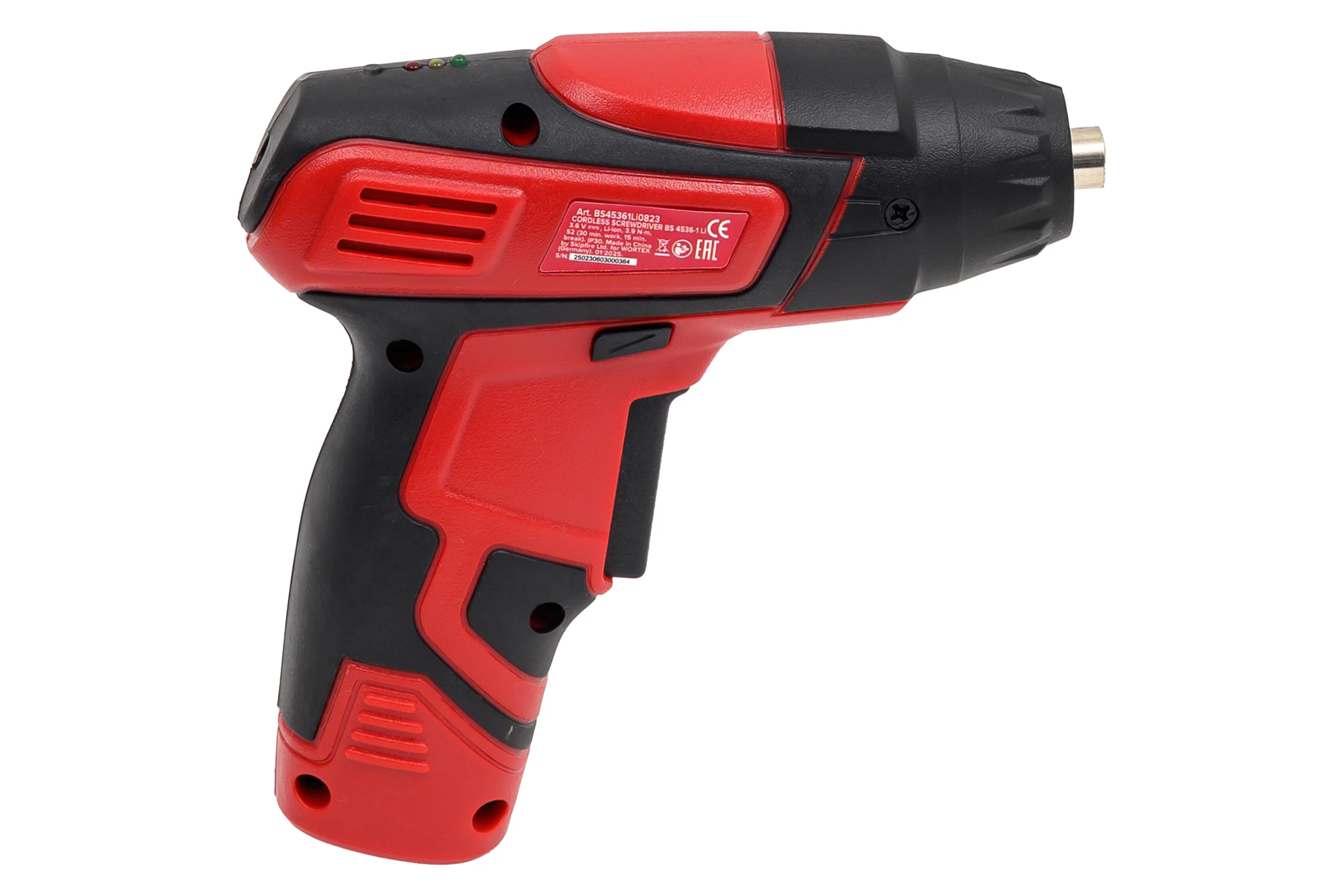 Аккумуляторная отвертка WORTEX BS 4536-1 LI BS45361Li0823