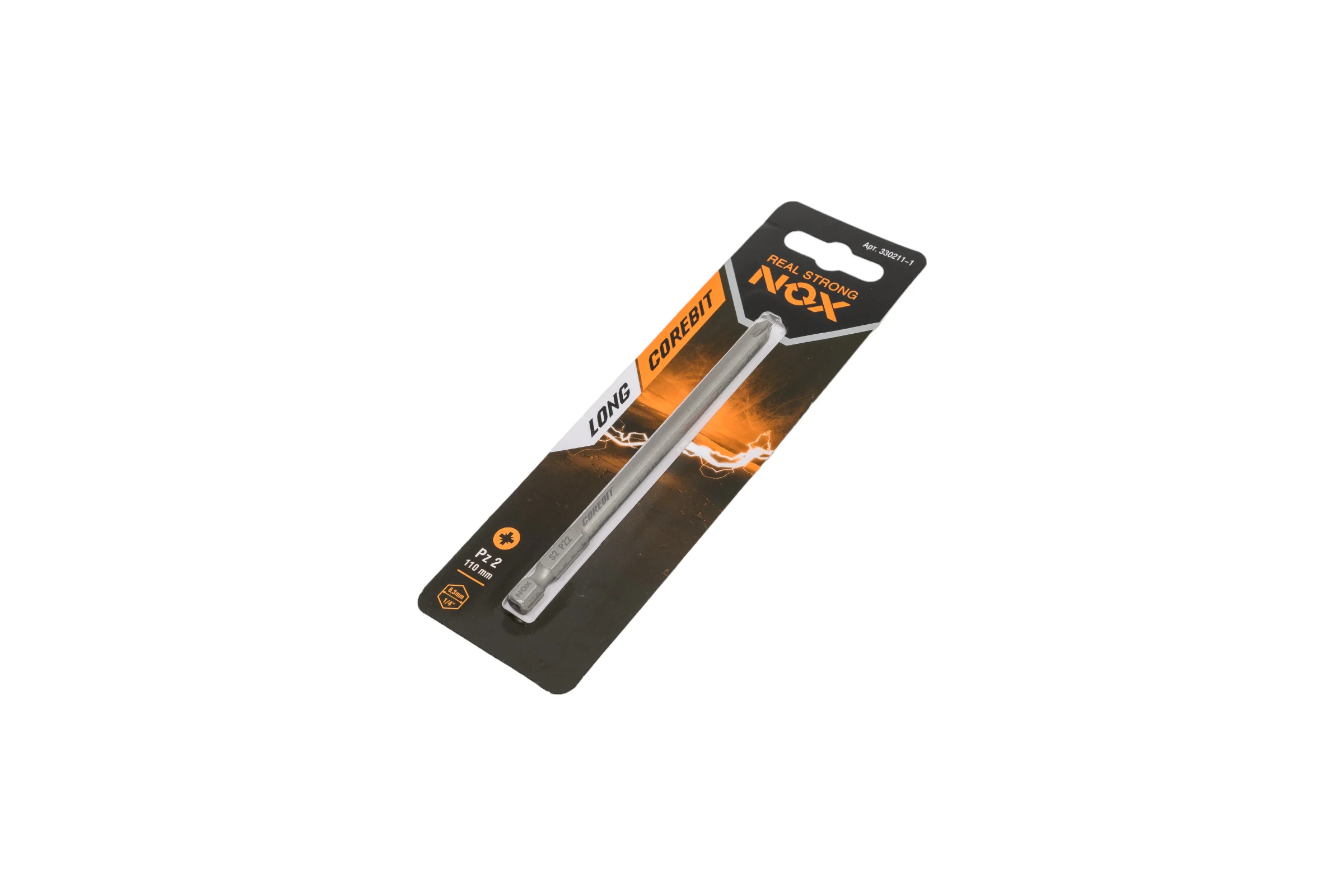 Бита COREBIT (PZ2х110 мм; карта; E6.3) NOX 330211-1