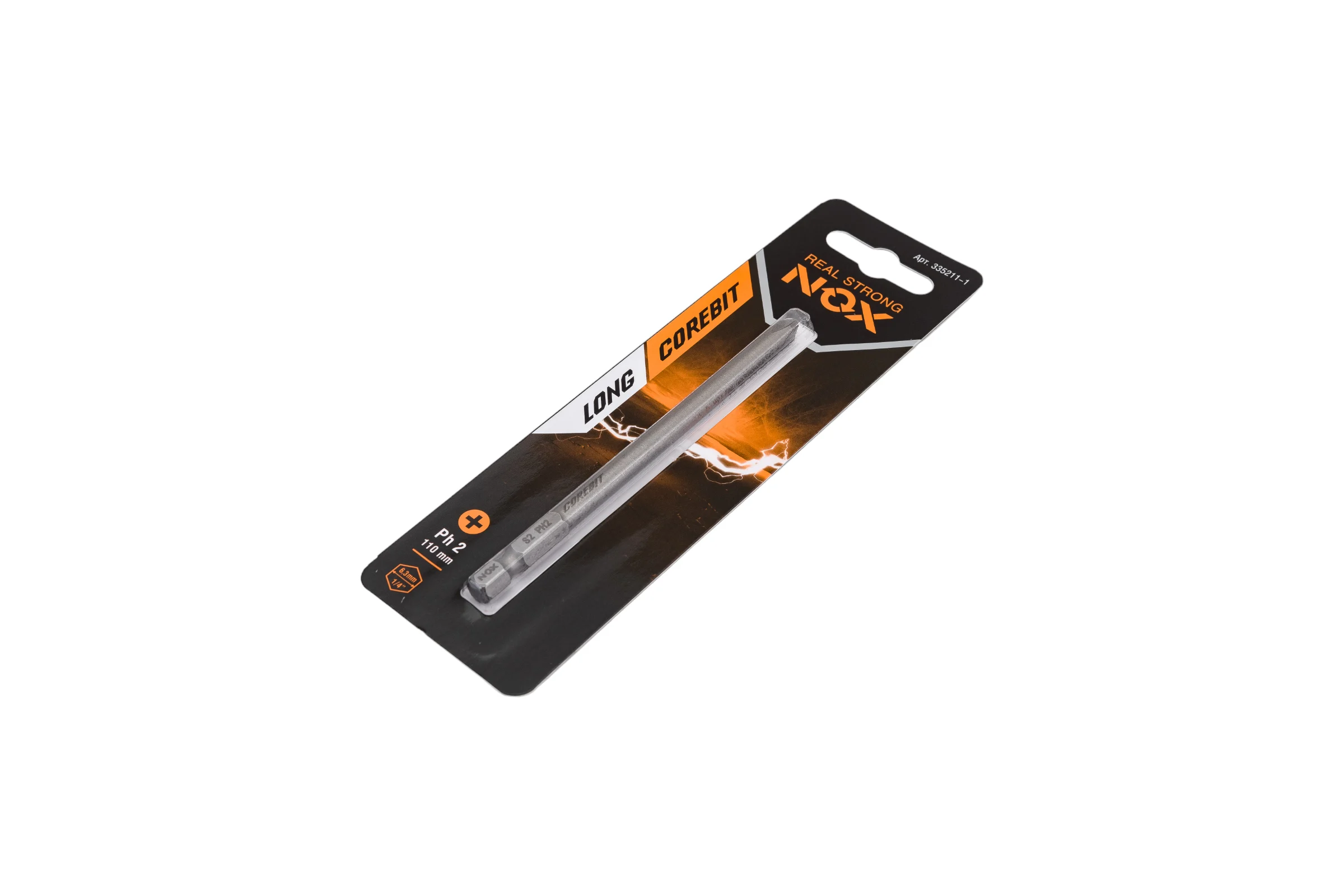 Бита COREBIT (PH2x110 мм; карта; E6.3) NOX 335211-1