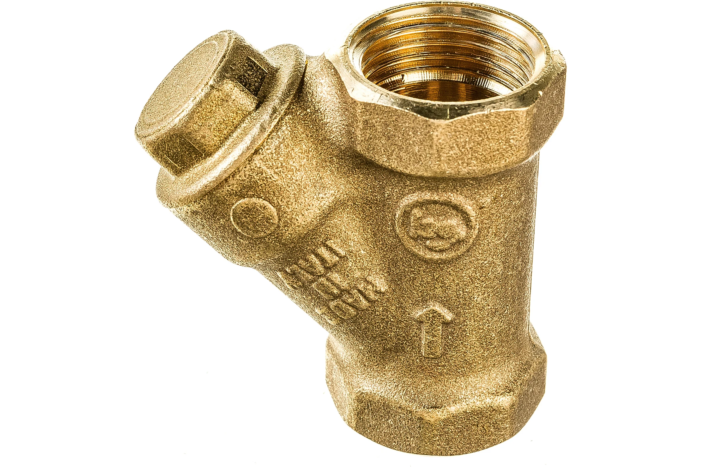 Сетчатый фильтр Giacomini R74A, 1/2, В, PN, бар-16, латунь R74AY103