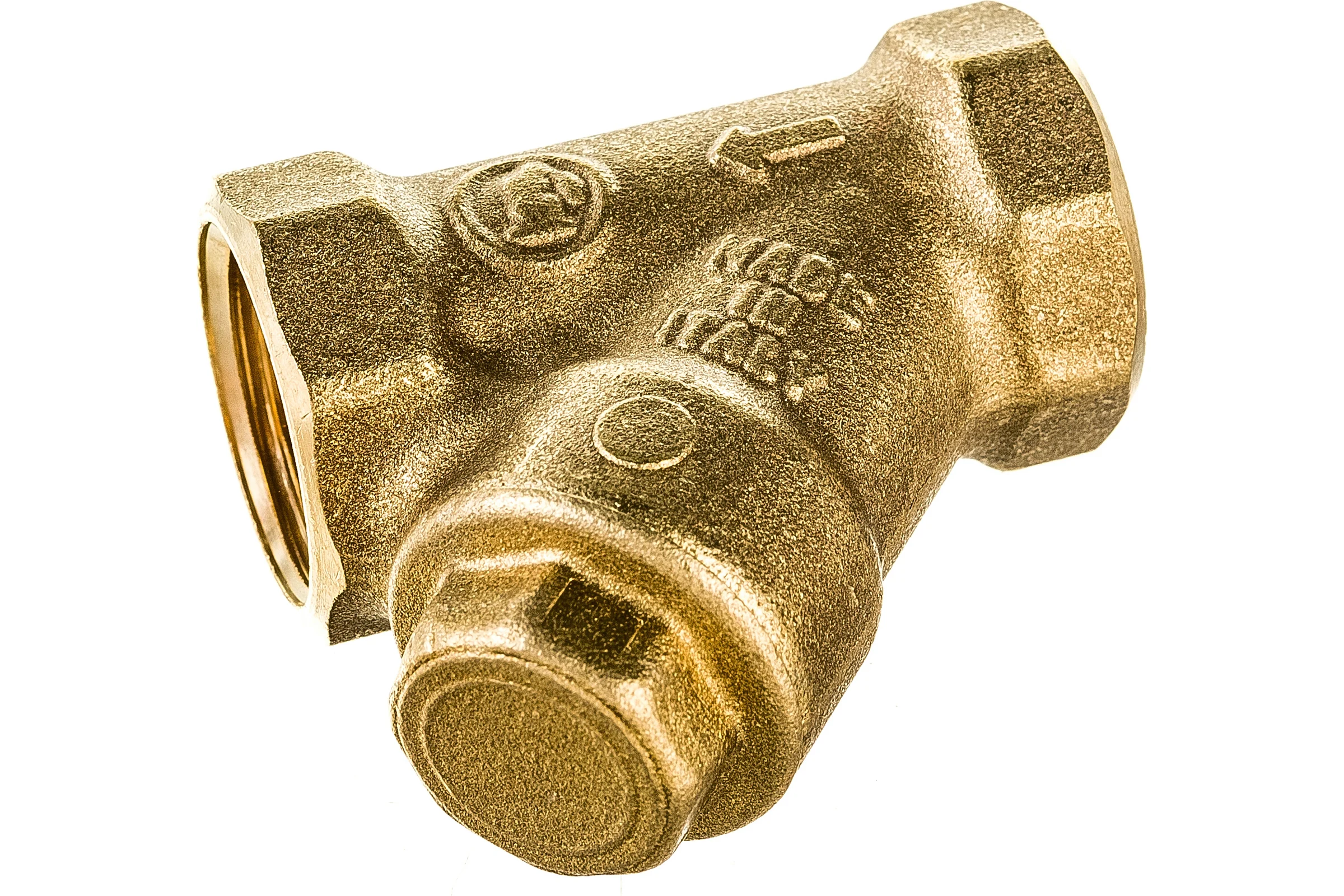Сетчатый фильтр Giacomini R74A, 1/2, В, PN, бар-16, латунь R74AY103